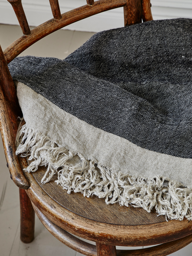 The Belgian Towel - Black Stripe