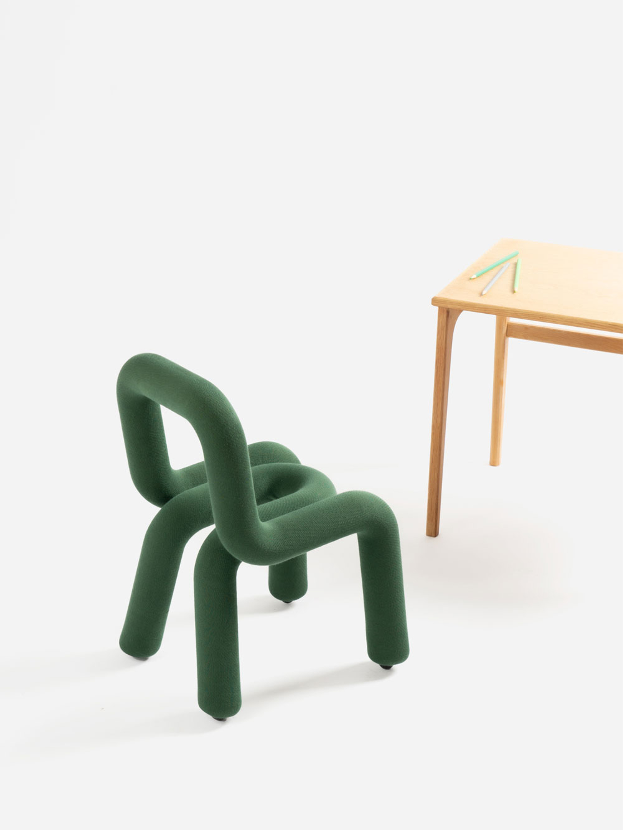 51281 08d85b21e7 Moustache Mini Bold Kids Chair Forest Green 3 Portrait
