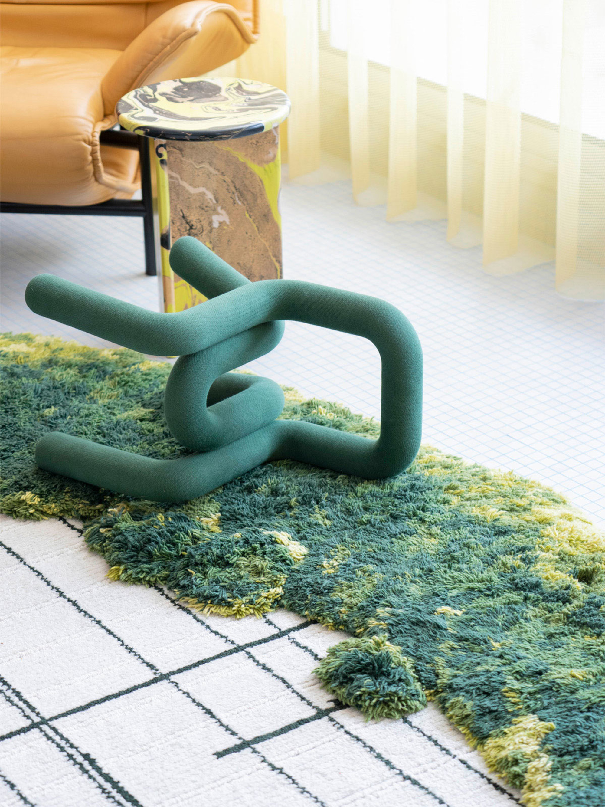 51281 E1583ae61c Moustache Mini Bold Kids Chair Forest Green 5 Portrait