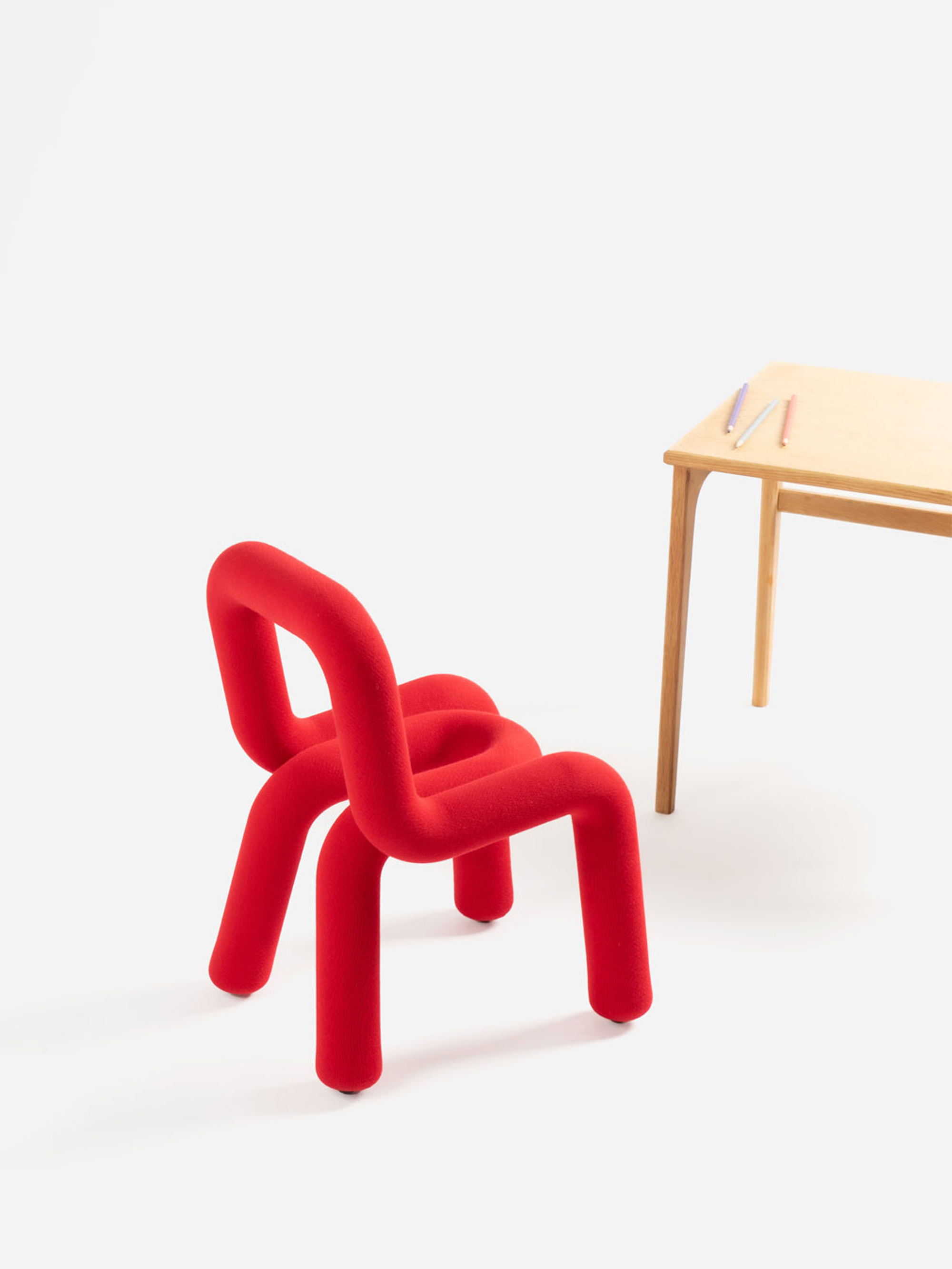 51284 7d05b50cdc Moustache Mini Bold Kids Chair Red 3 Portrait