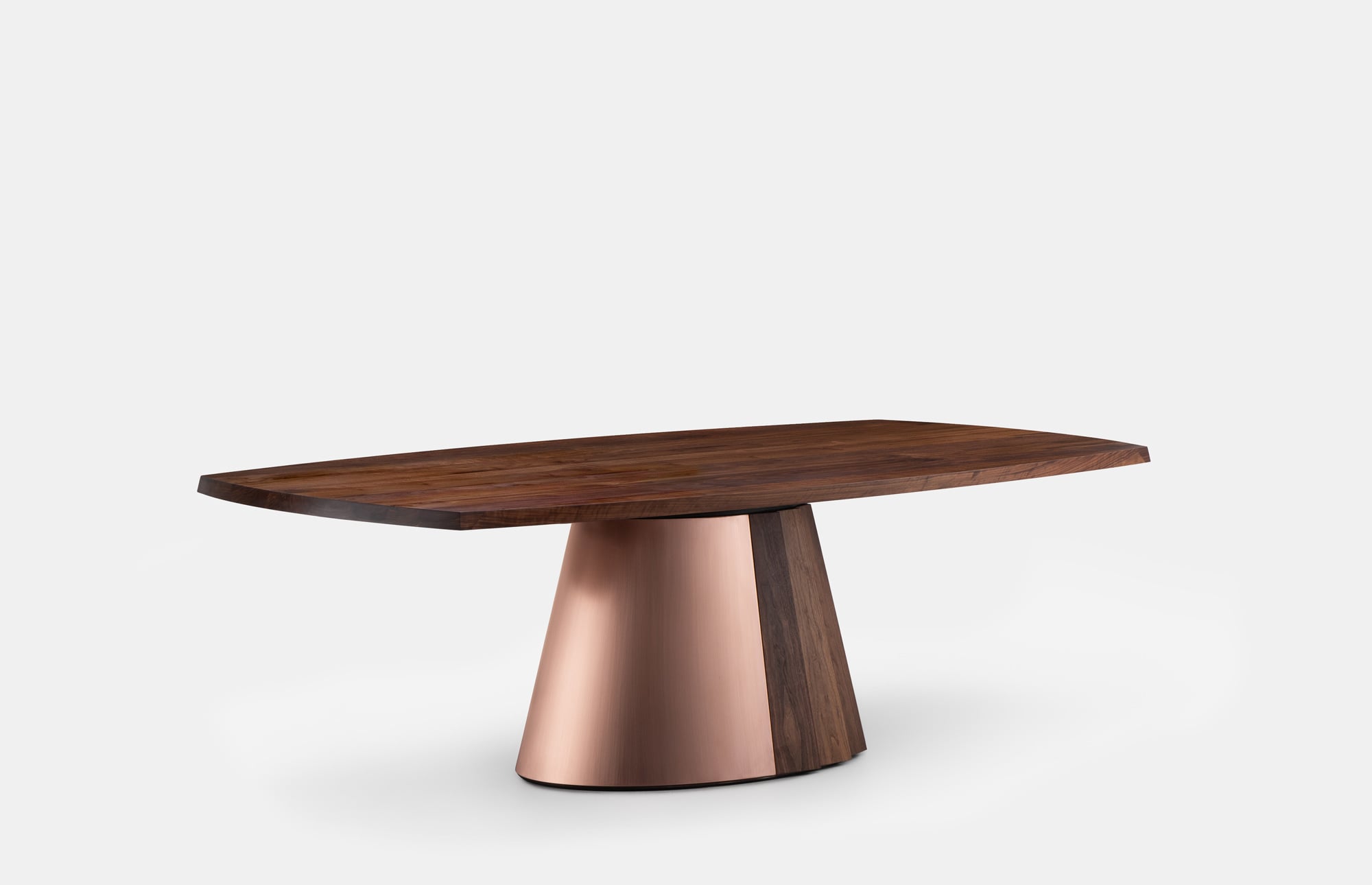 52152 Bffed8a695 177 Orion Table By Anthony Guerree In Danish Oiled Walnut And Brushed Copper Portrait