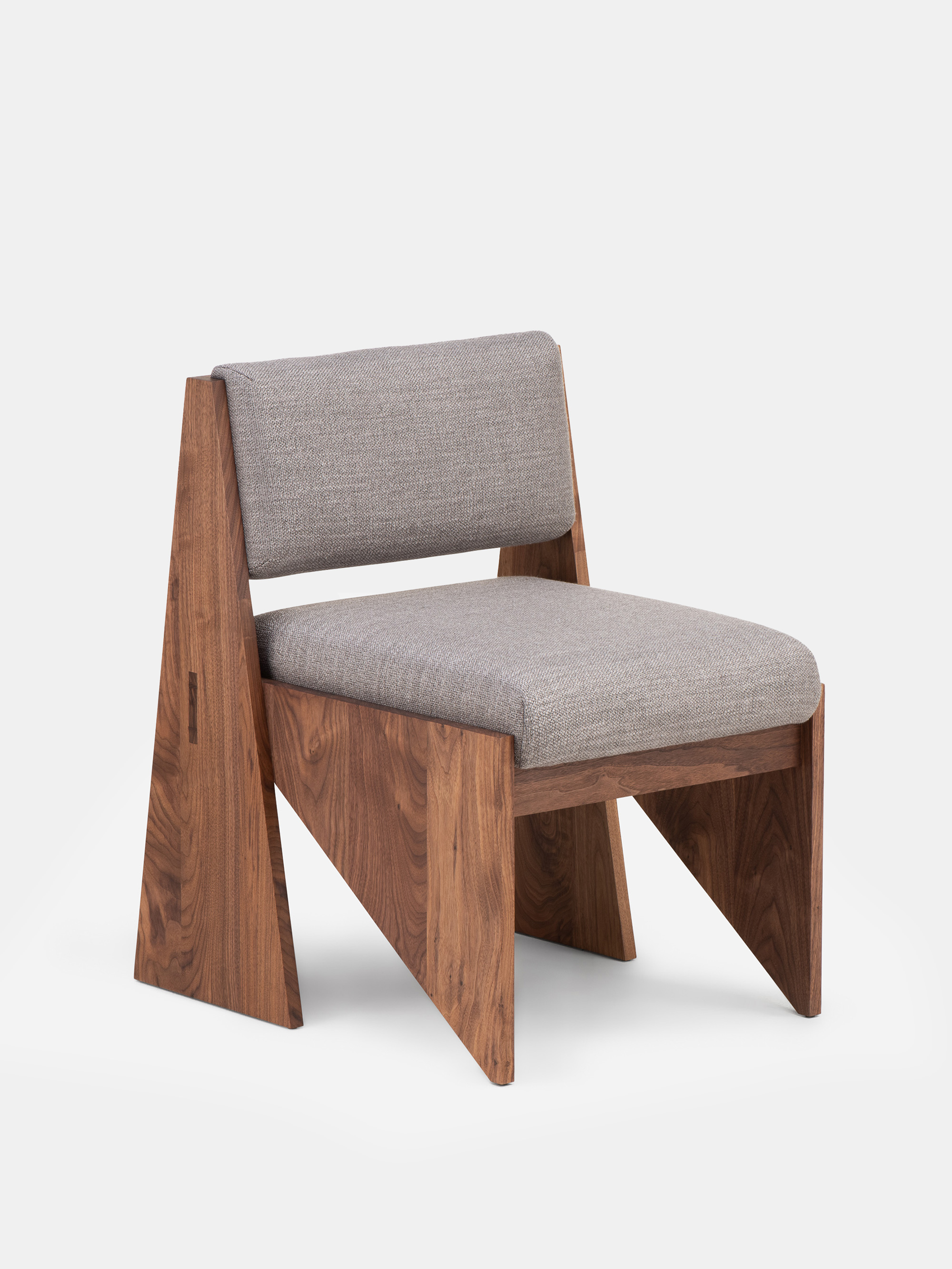 52157 Ab2c3c5ff8 179 Altair Chair By Anthony Guerree In Danish Oiled Walnut And Base 007 Fabric Portrait