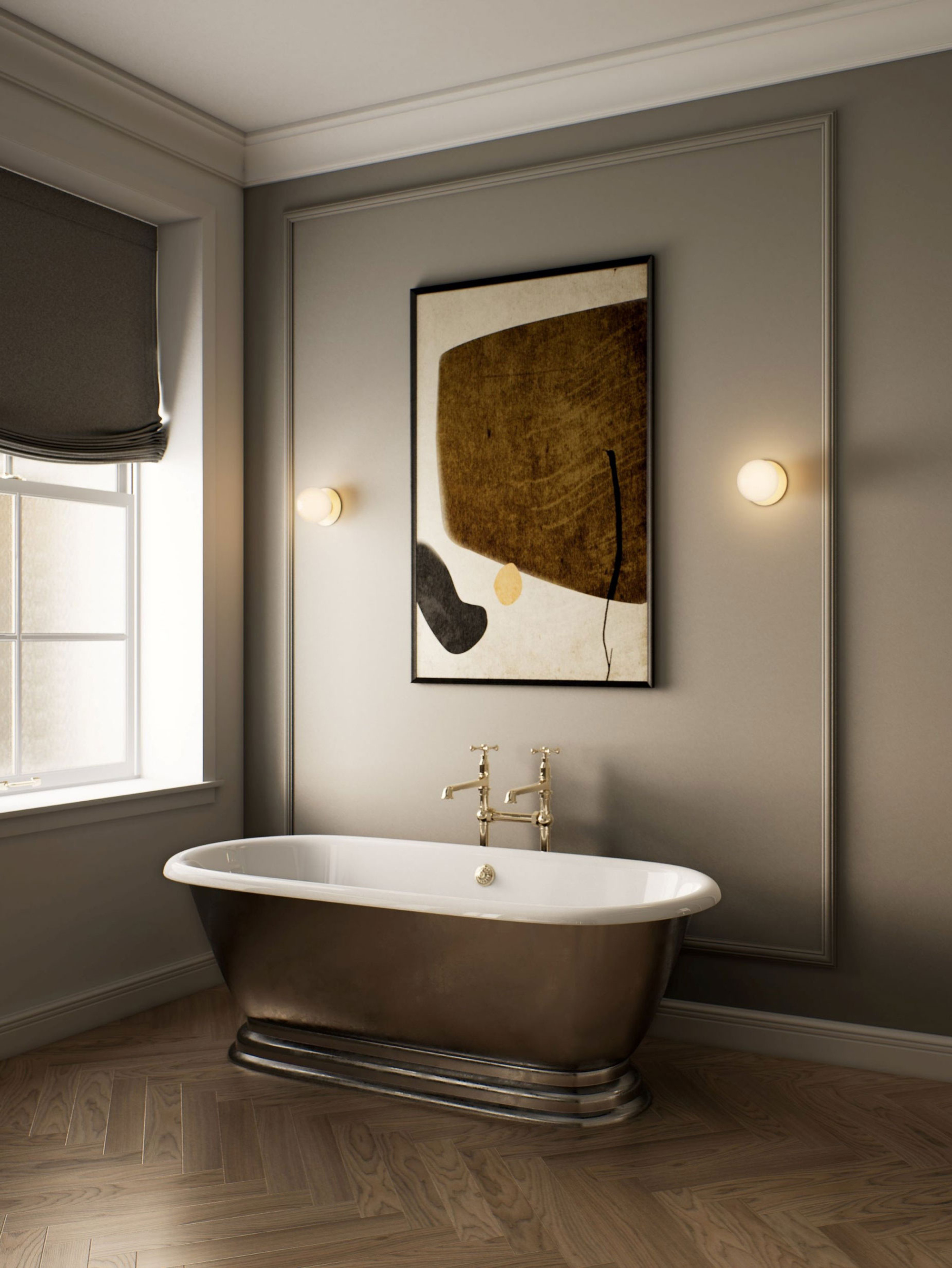 52218 3f9f52b41a Cto Mezzo Satin Brass Bathroom Portrait
