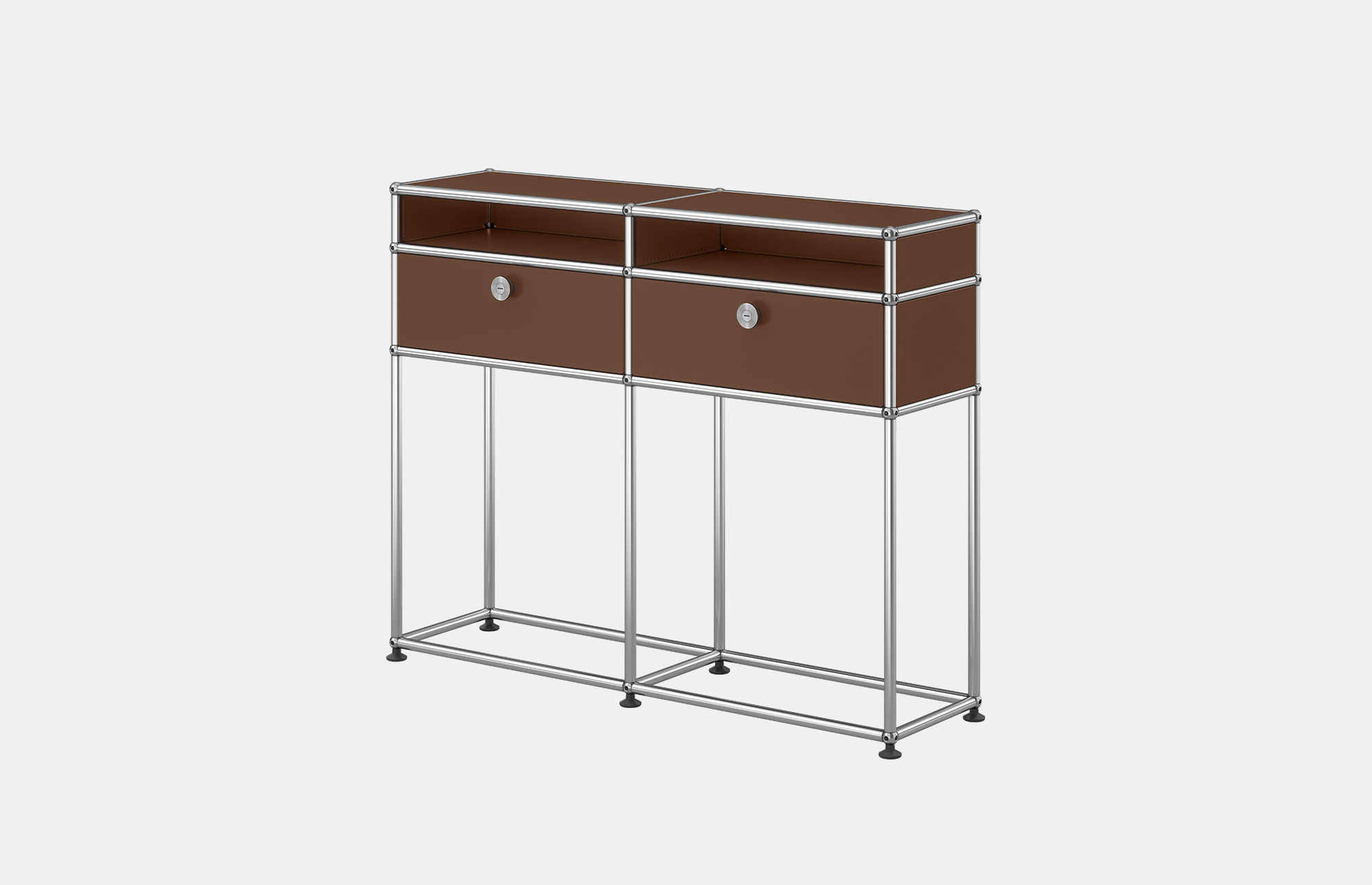 52840 42ee0b0484 Usm Haller Console Table Brown 1 Portrait