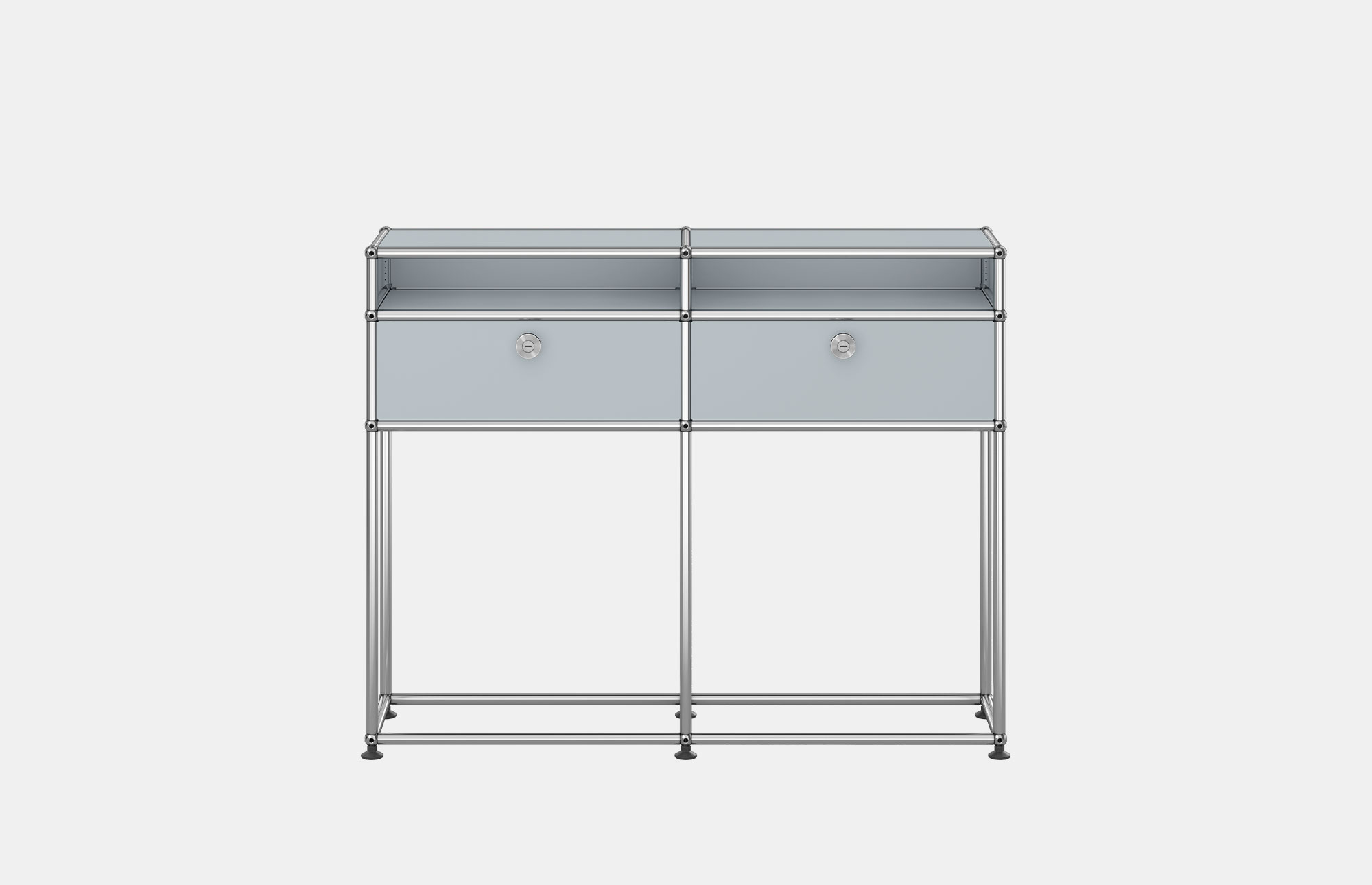 52842 046653e936 Usm Haller Console Table Silver 1 Portrait