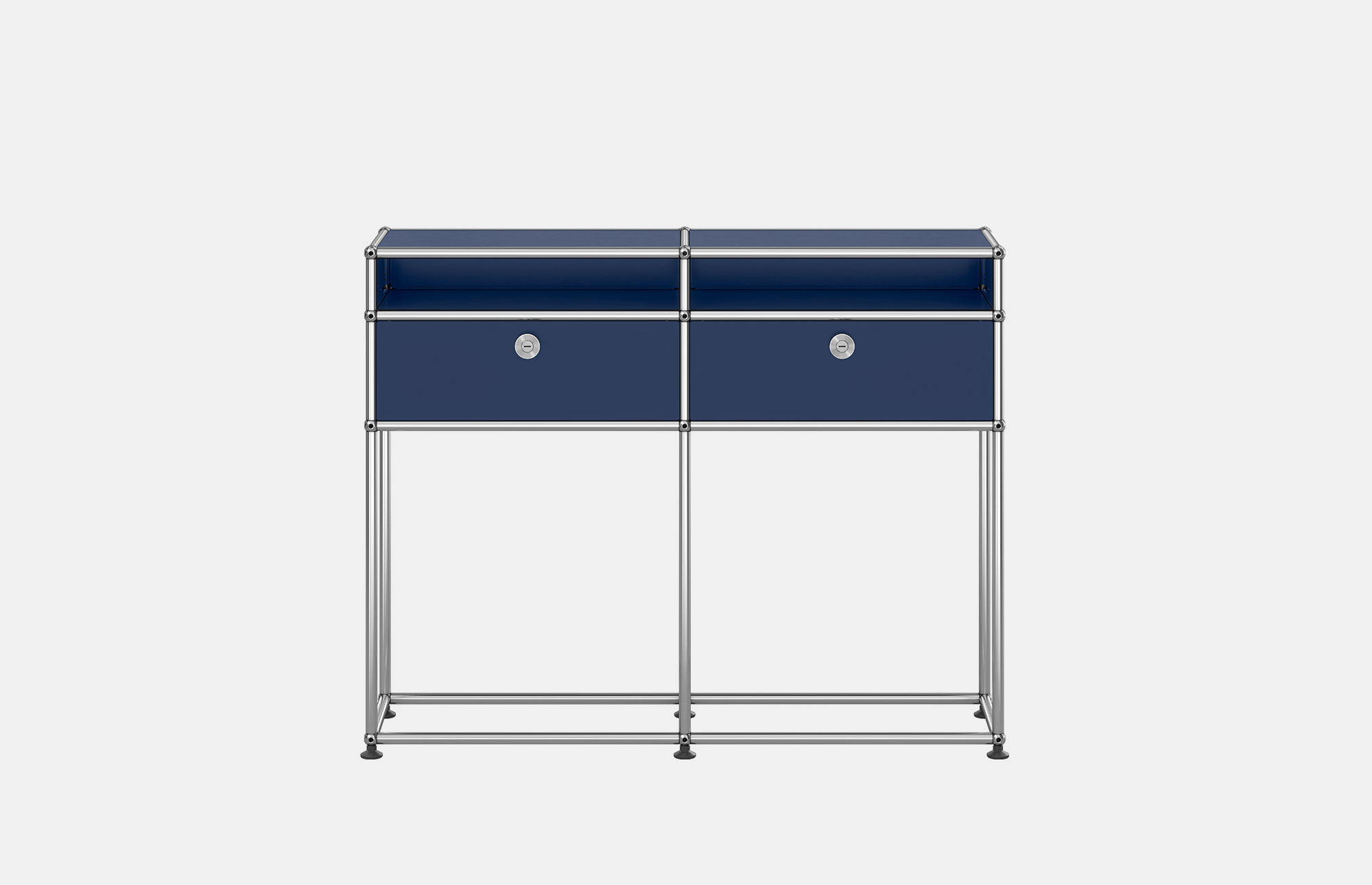 52842 87f5f7d4a5 Usm Haller Console Table Steel Blue Portrait