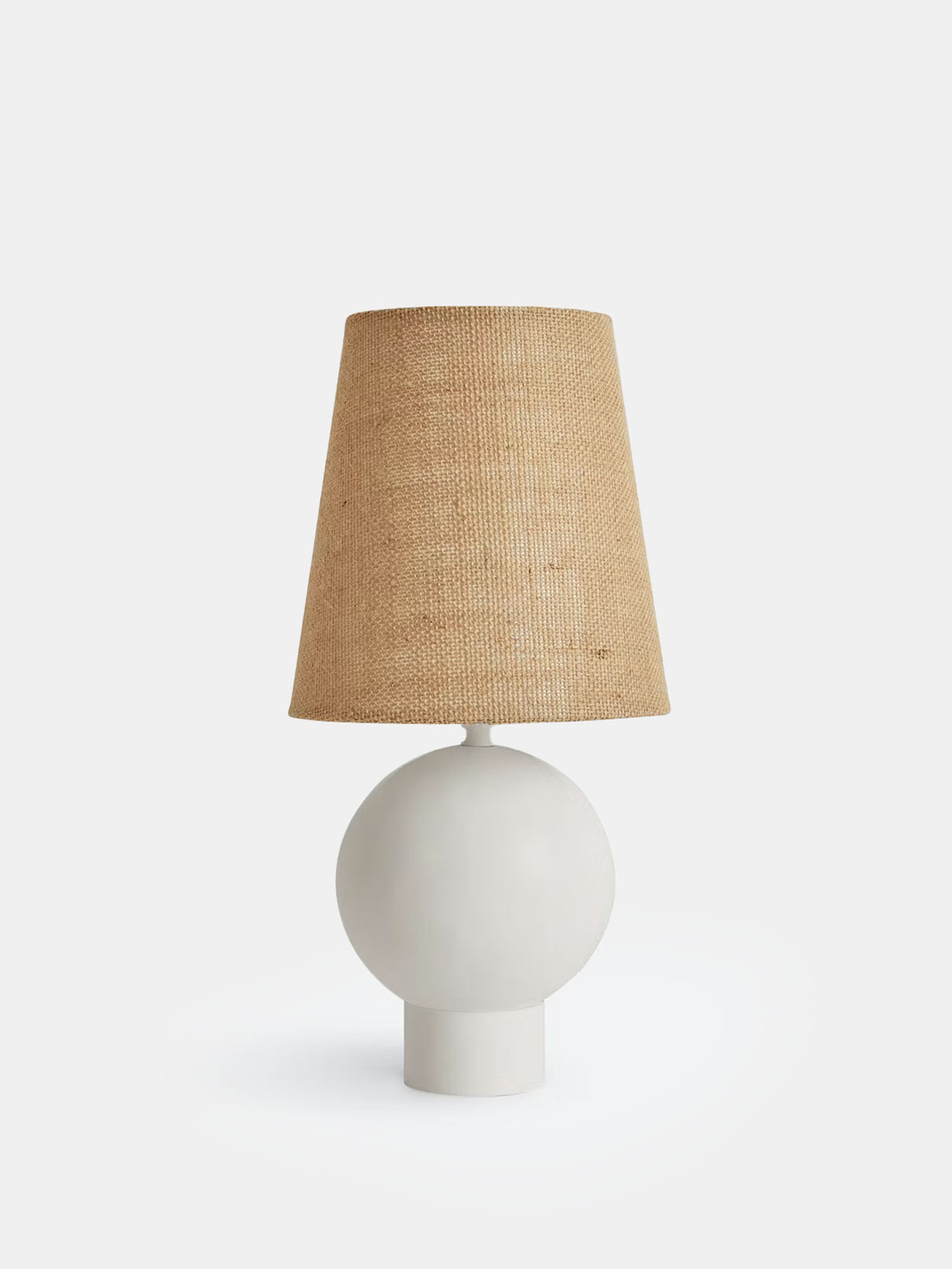 52922 Ac1c946e83 Bole Table Lamp White Burlap Shade Portrait