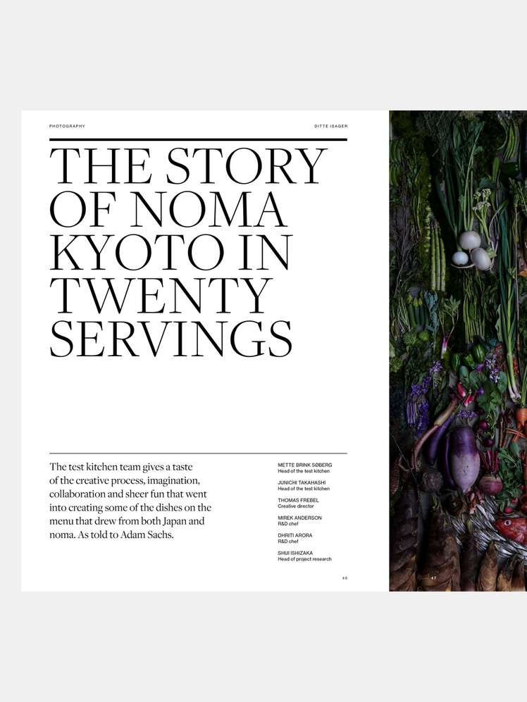 Noma in Kyoto — Magazines | Artilleriet