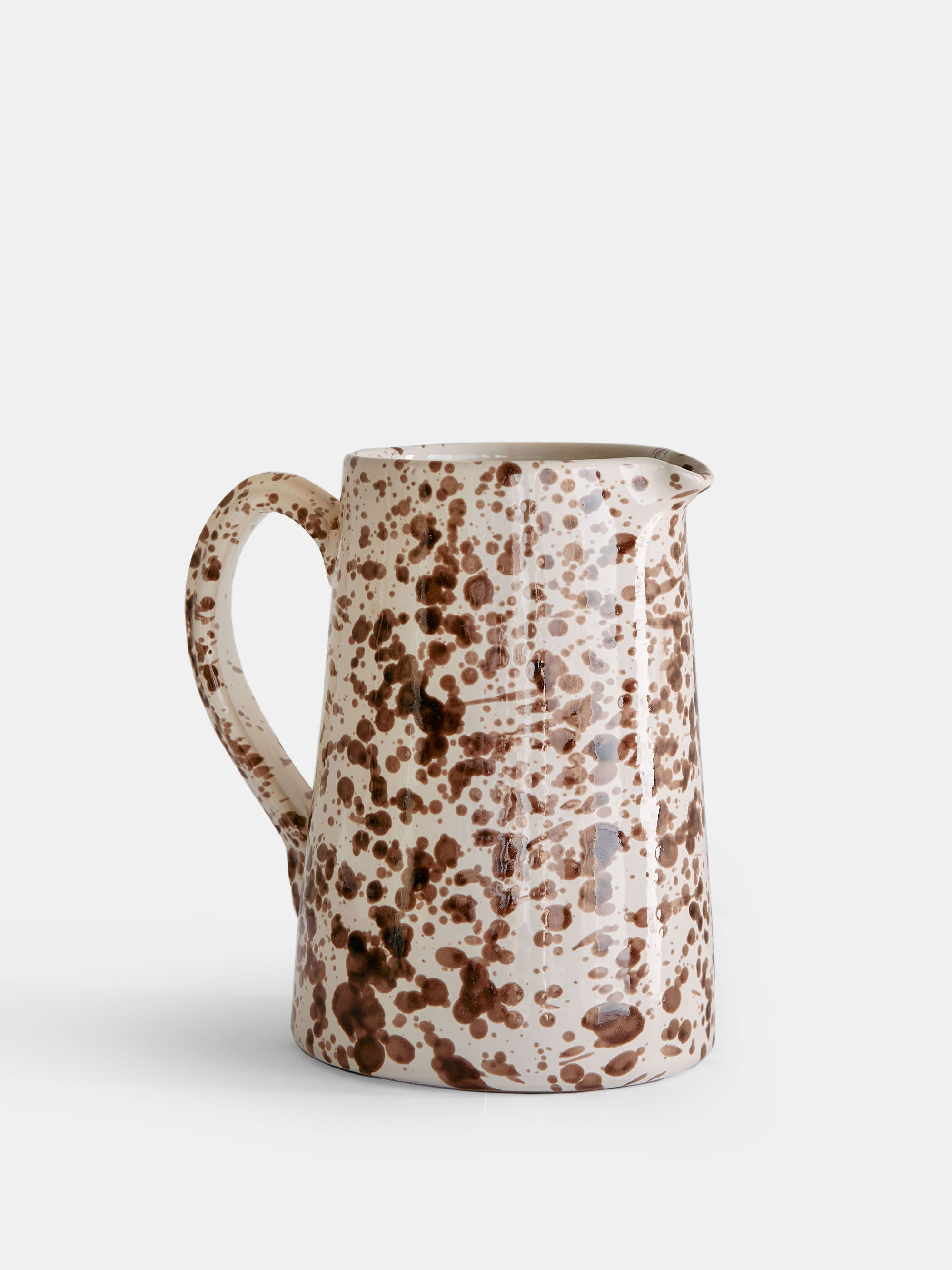 53127 9059166b8d Spruzzi Vivente Pitcher Brown On Creme Portrait