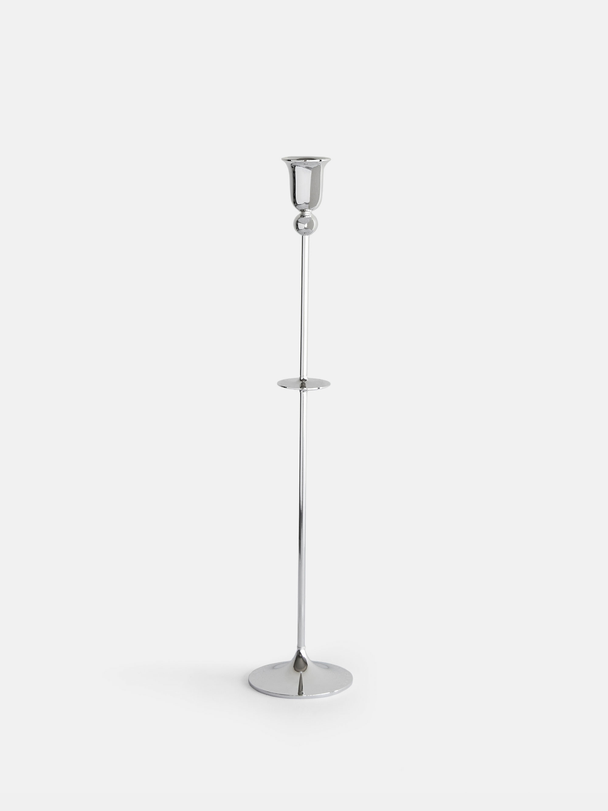 53487 E9fb06c03a Totem Candle Holder Silver 35 Cm Portrait
