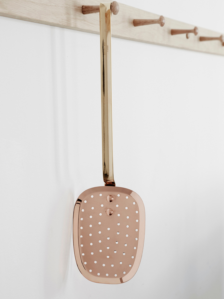Slotted Spoon Copper