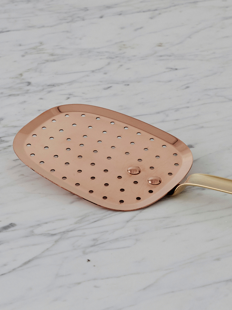 Slotted Spoon Copper