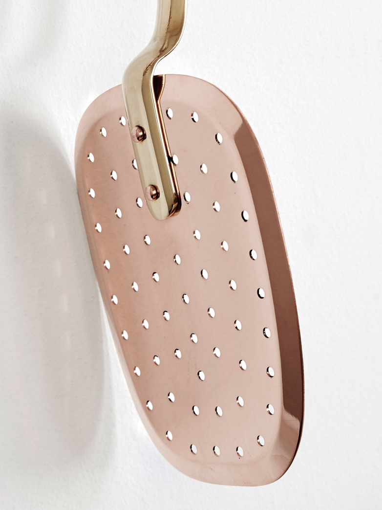 Slotted Spoon Copper