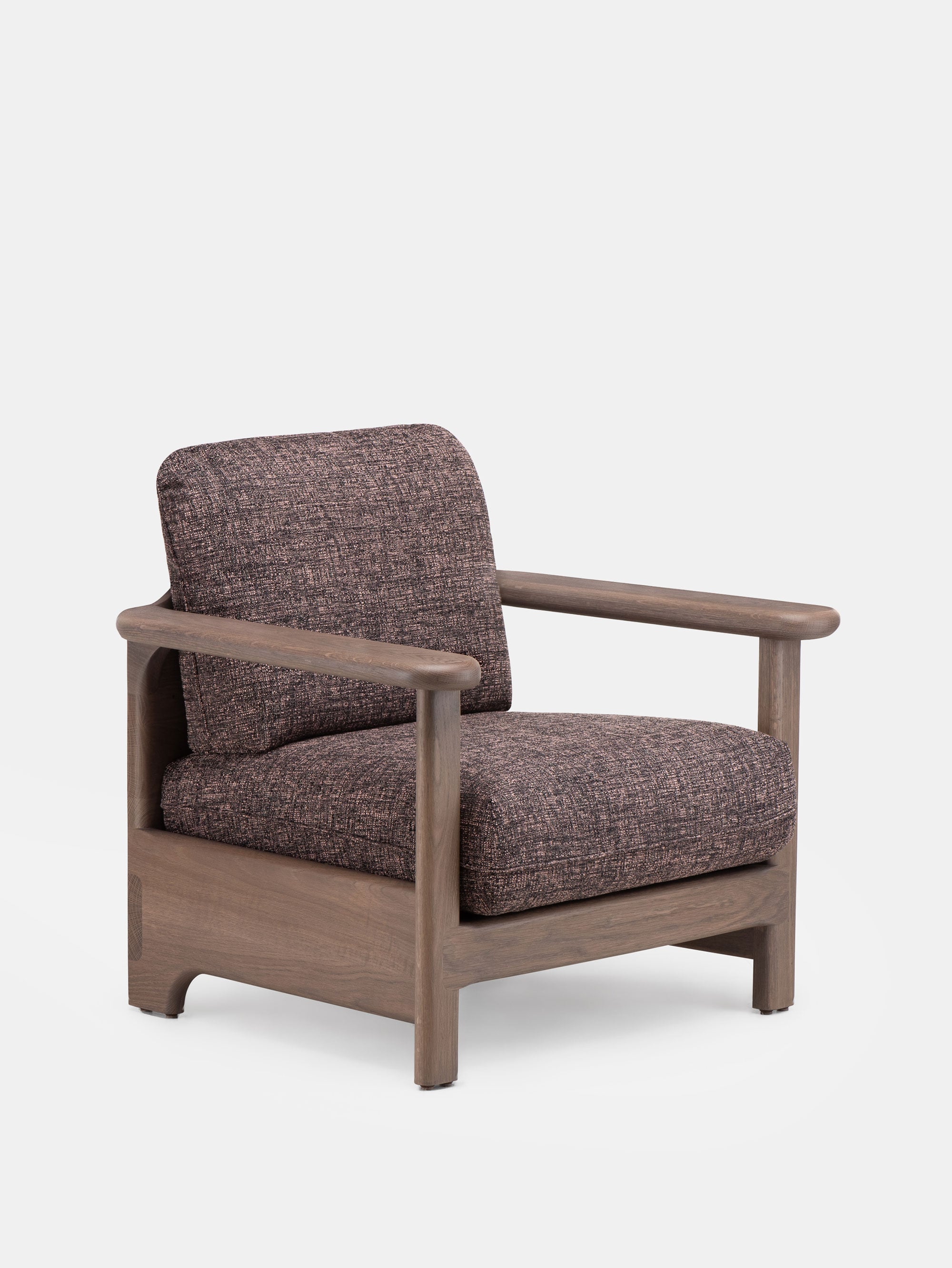 54102 479fb6ccb9 690s Twenty Five Lounge Armchair By De La Espada Atelier In Oxidised Oak And Sonar 684 Fabric Portrait