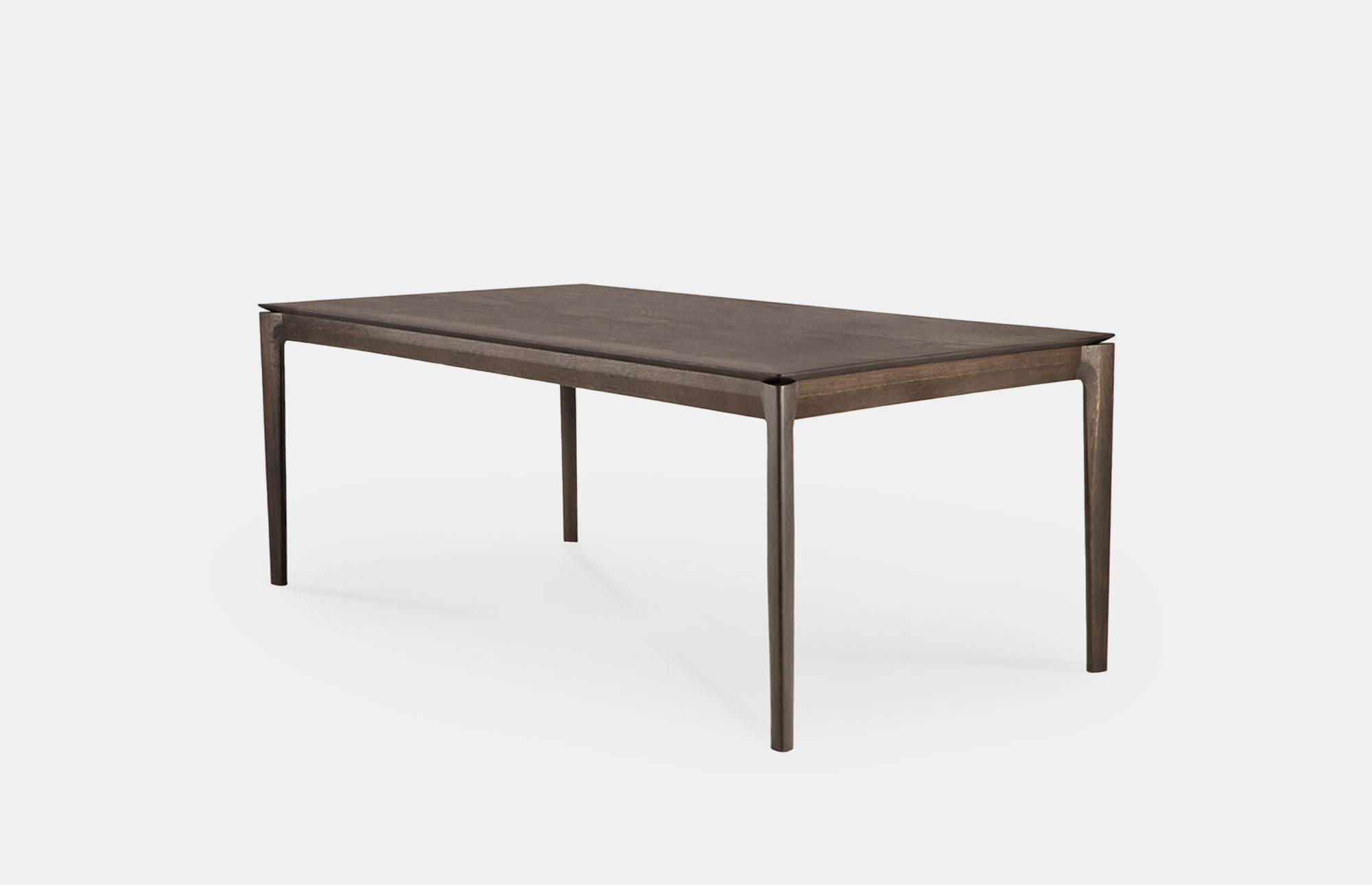 54381 9ea85c44de Bok Dining Table Brown Oak 180 Side Portrait