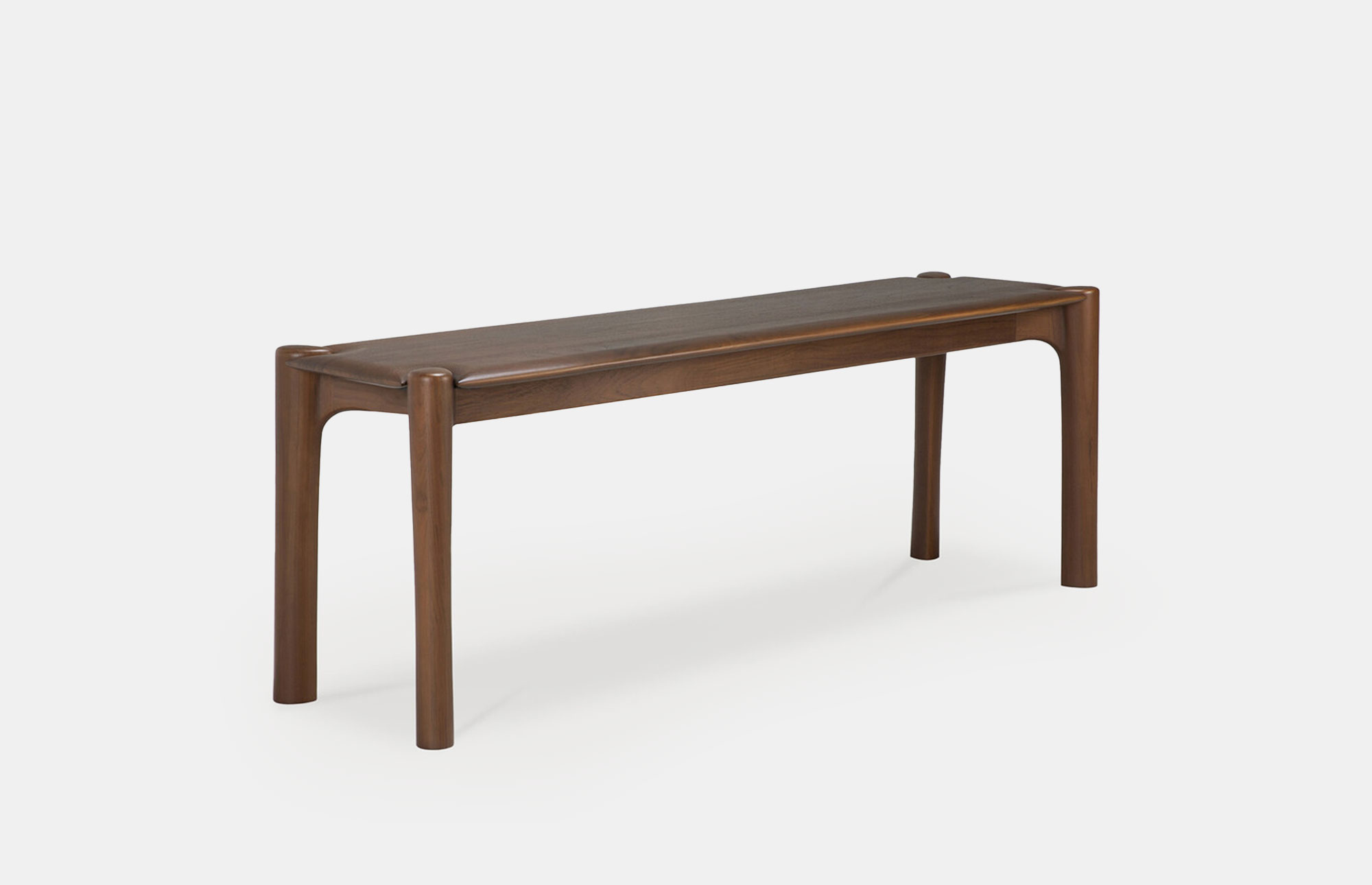 54407 Cb9f458fbe Pi Dining Bench Teak Brown 146 Side Portrait