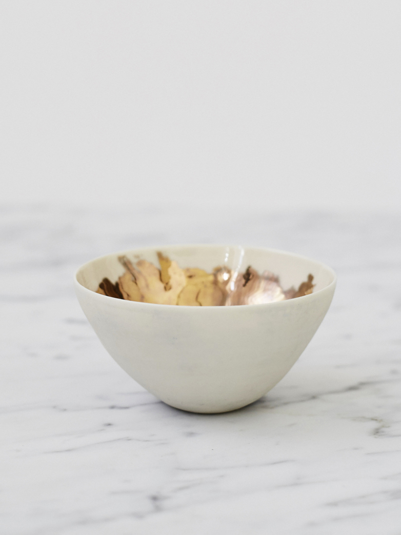 Gold Painted Bowl - Large