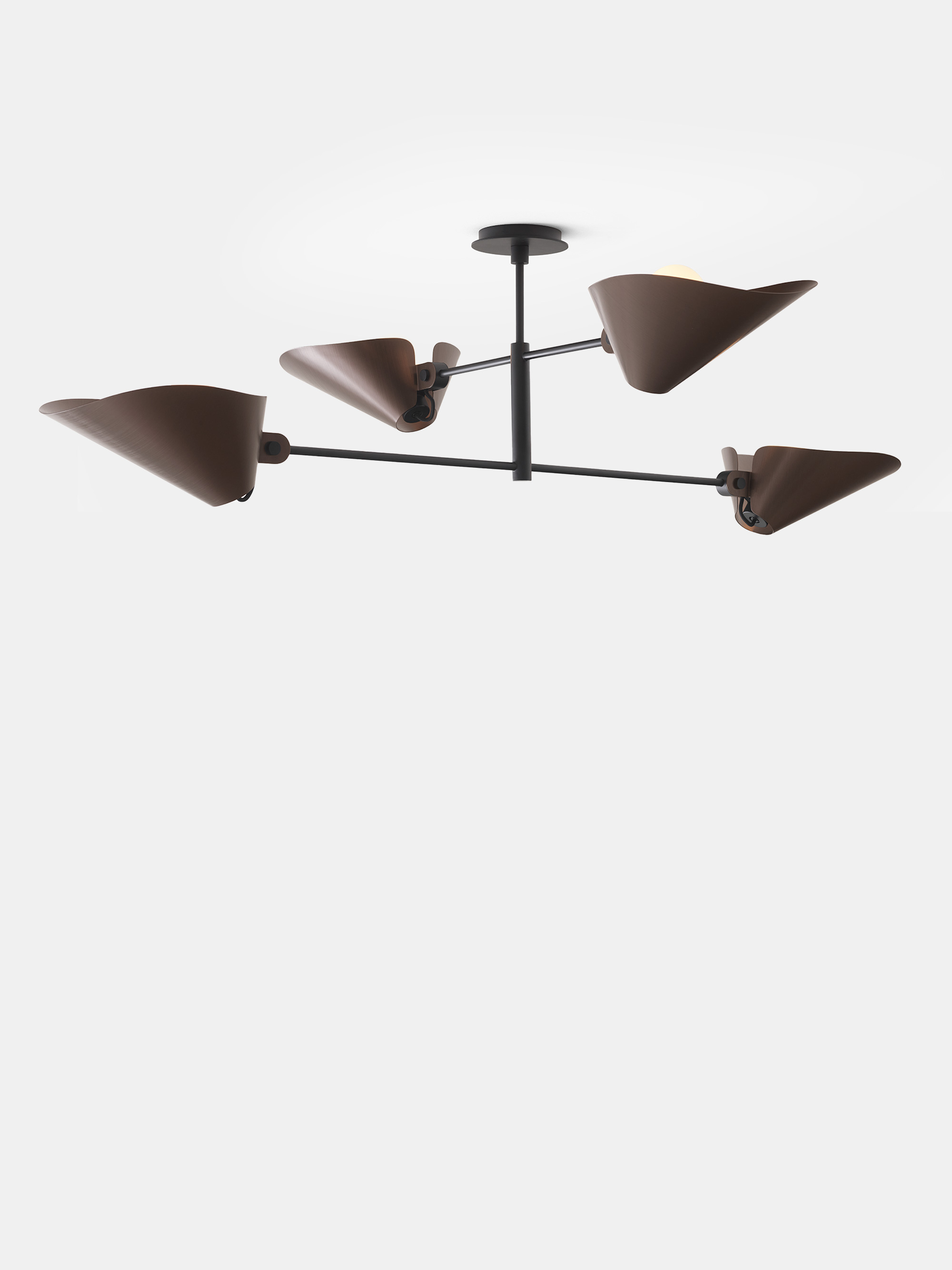 55319 Ccafac6748 Bonnet Sc91 Chandelier Bronzed W Small Stem 400 Mm Front Up Light Portrait