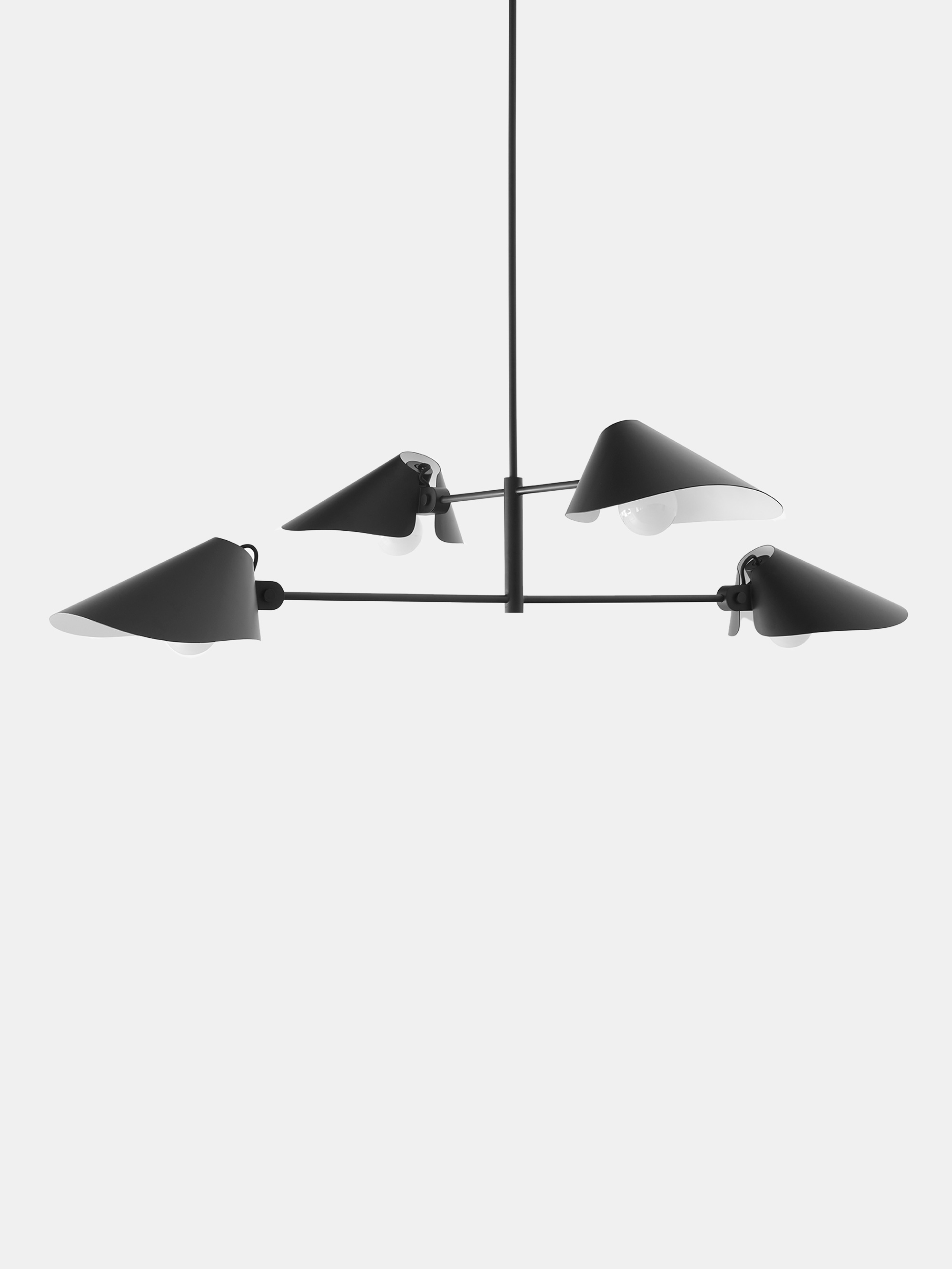 55320 Fe64d4b3be Bonnet Sc92 Chandelier Black W Medium Stem 1100 Mm Front Down Portrait