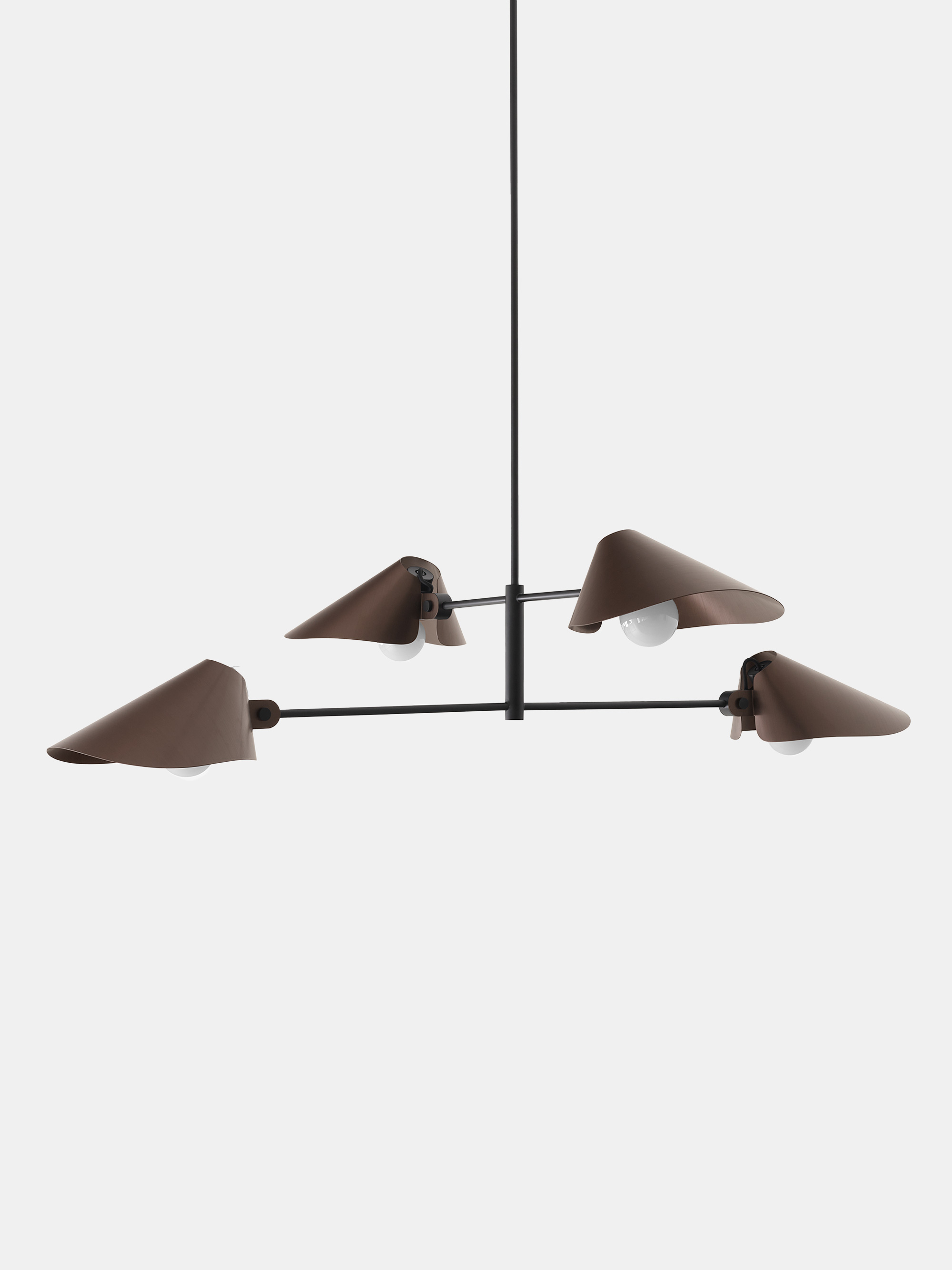 55323 0be3d5ee27 Bonnet Sc93 Chandelier Bronzed W Large Stem 1400 Mm Front Down Portrait