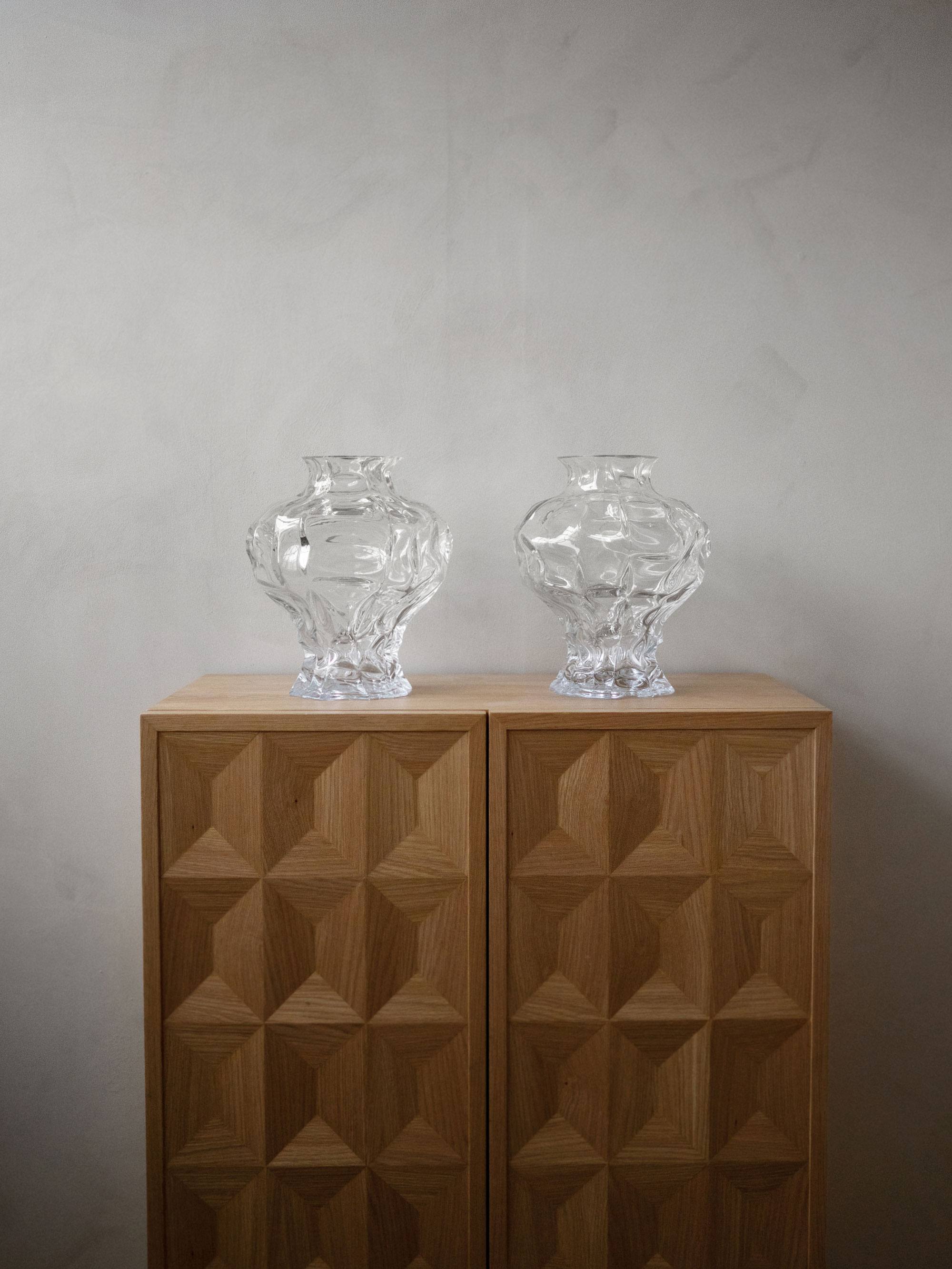 55657 07e9f43e65 Ammonit Vase Clear Large Hein Studio 19 Portrait