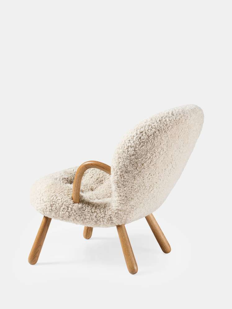 Dagmar — Clam Chair - Oiled Oak - Sheepskin Moonlight — Shop All