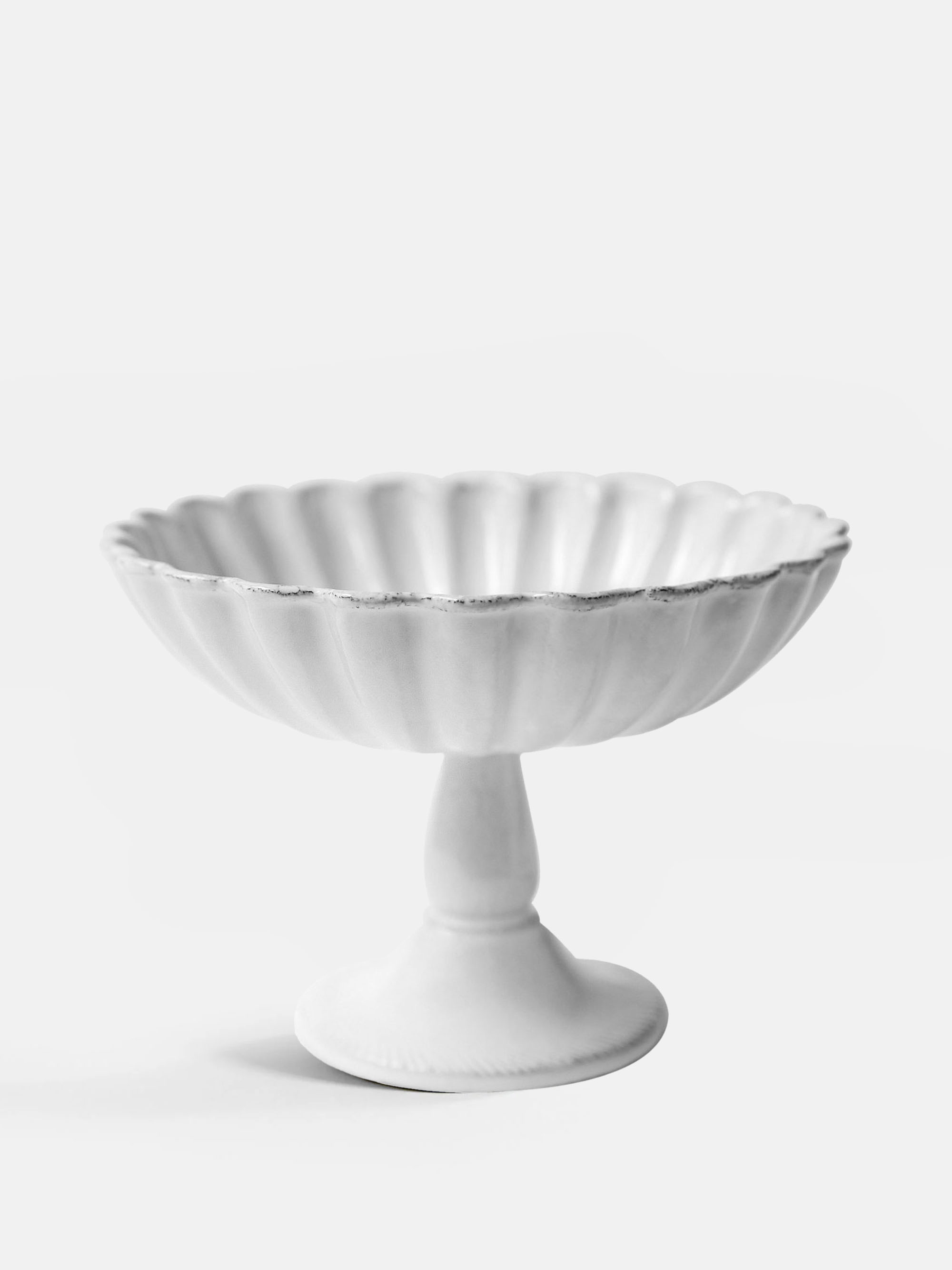 Astier de villatte Peggyコンポート10.5cm Astier de Villatte — Peggy Bowl on High Stand — Serving dish
