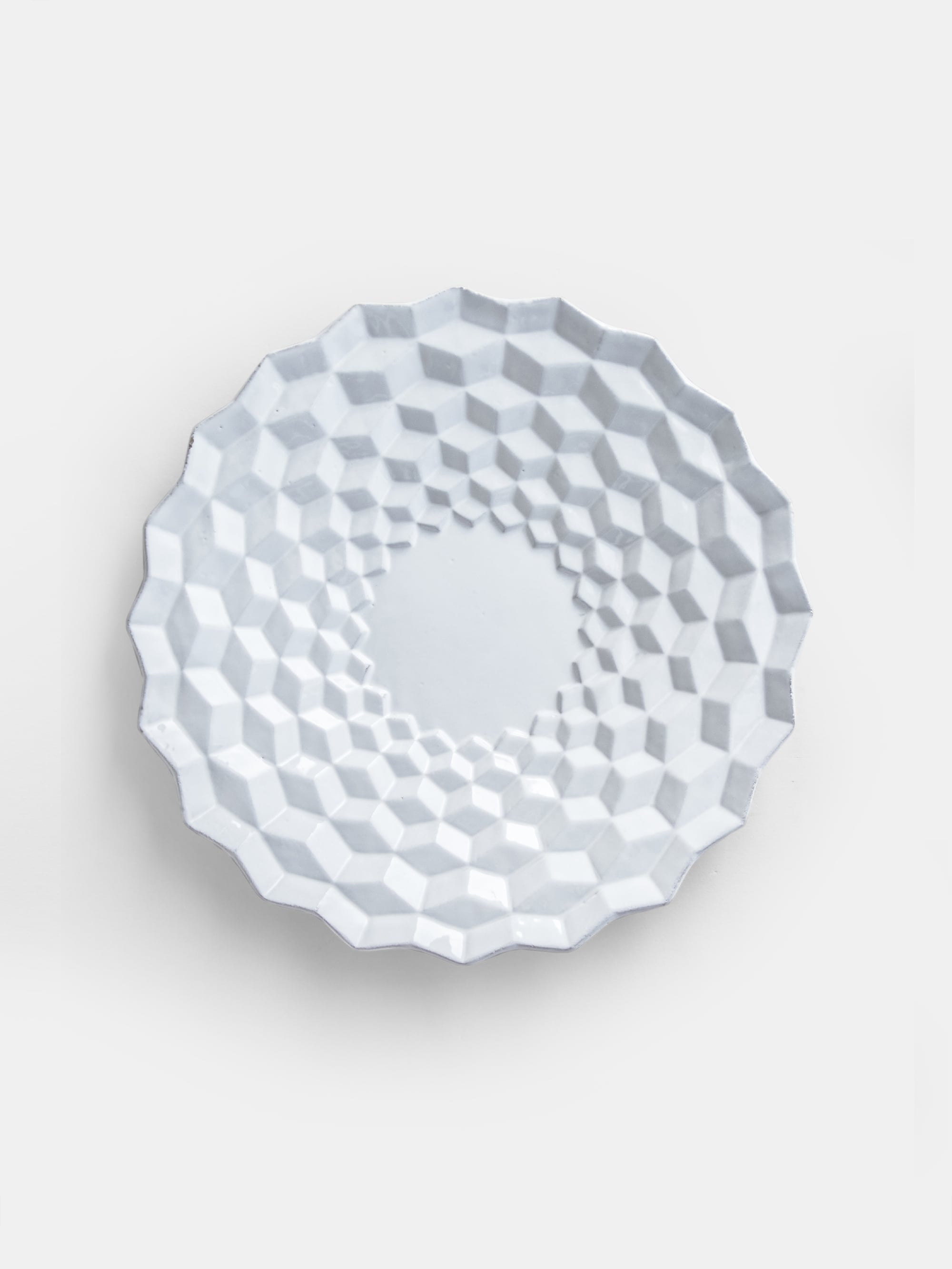 5645 16c7313b49 Astier De Villatte Cube Round Platter Portrait