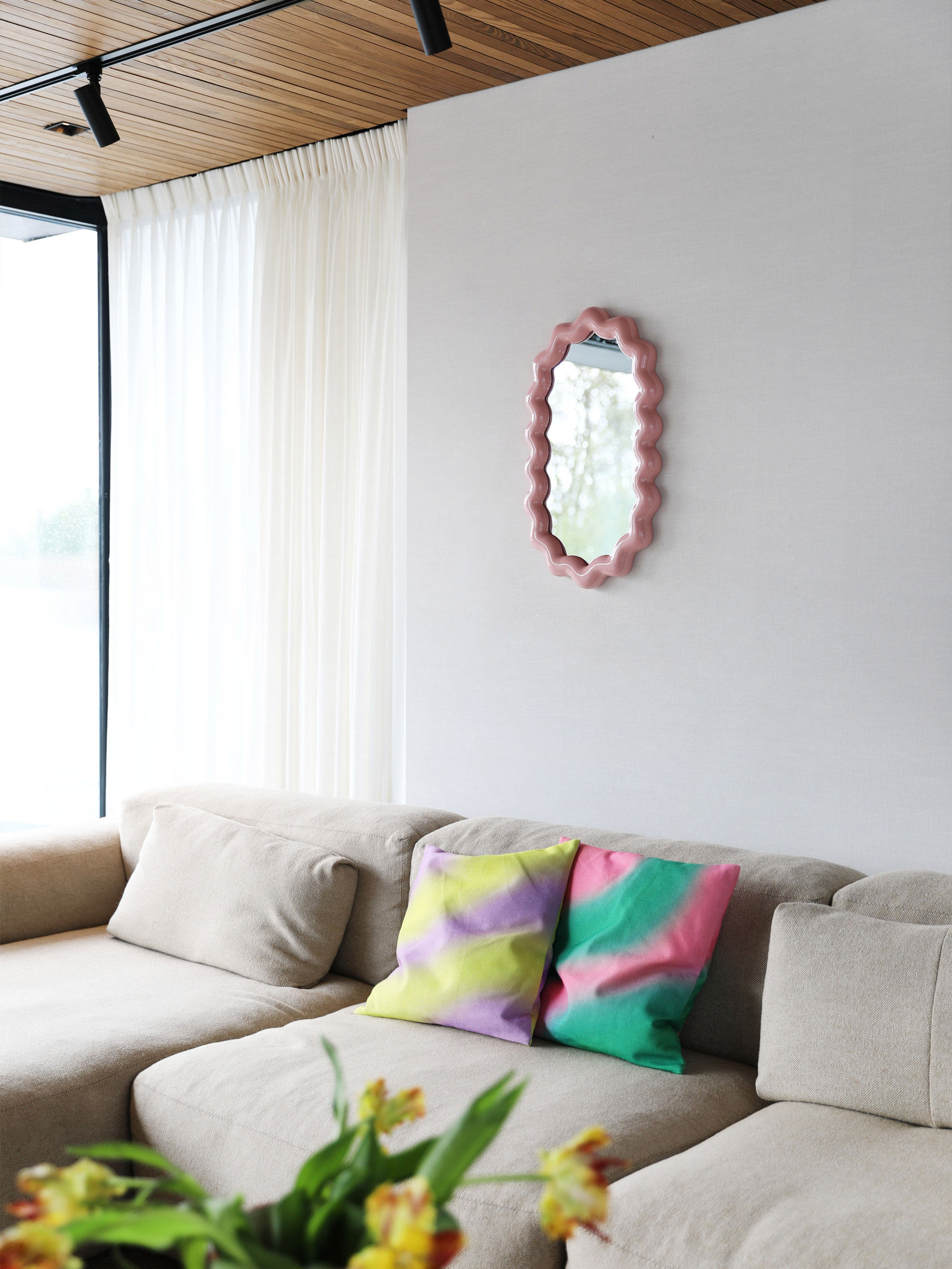 &Klevering — Zigzag Mirror - Blush — Mirrors | Artilleriet