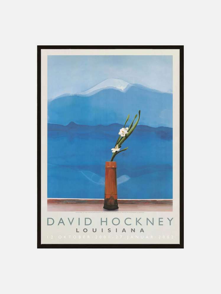 レア　David Hockney ポスター Amazon.co.jp: 有名なデビッドホックニーポスターとプリント