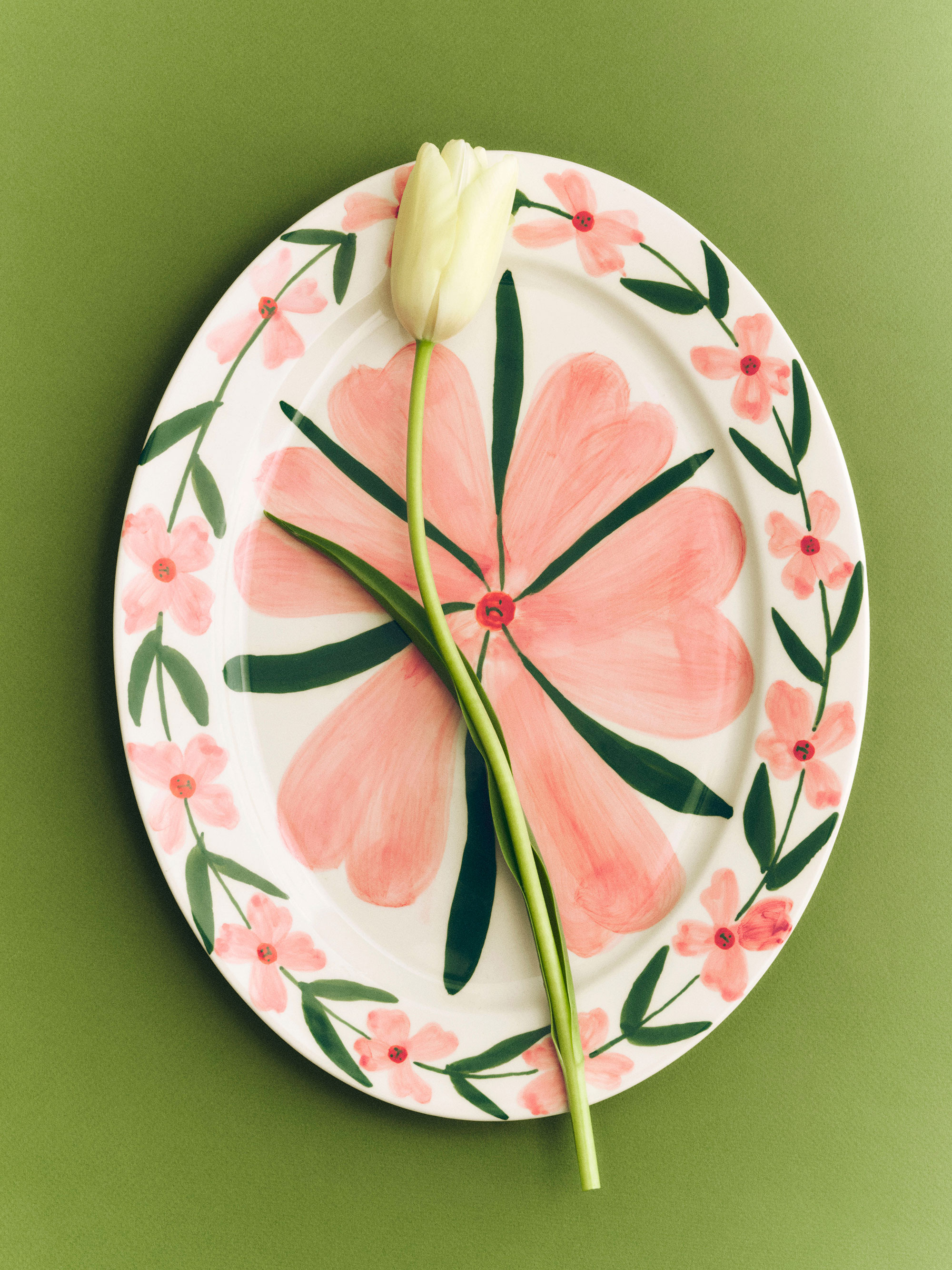 58596 4222e41f70 La Pittura Oval Serving Platter Josephine Portrait