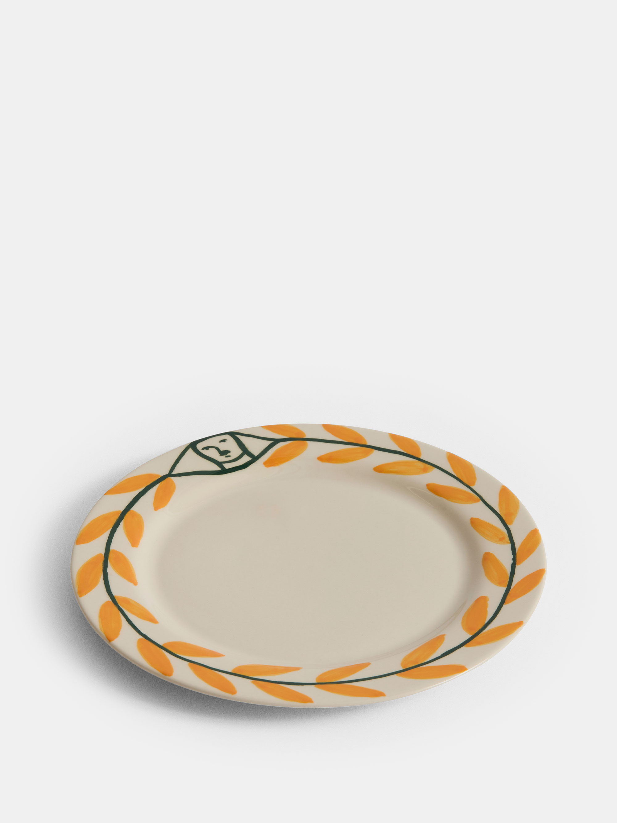 58599 D0baae8f70 Hay La Pittura Plate Oe24 Golden Leaf 1 Portrait