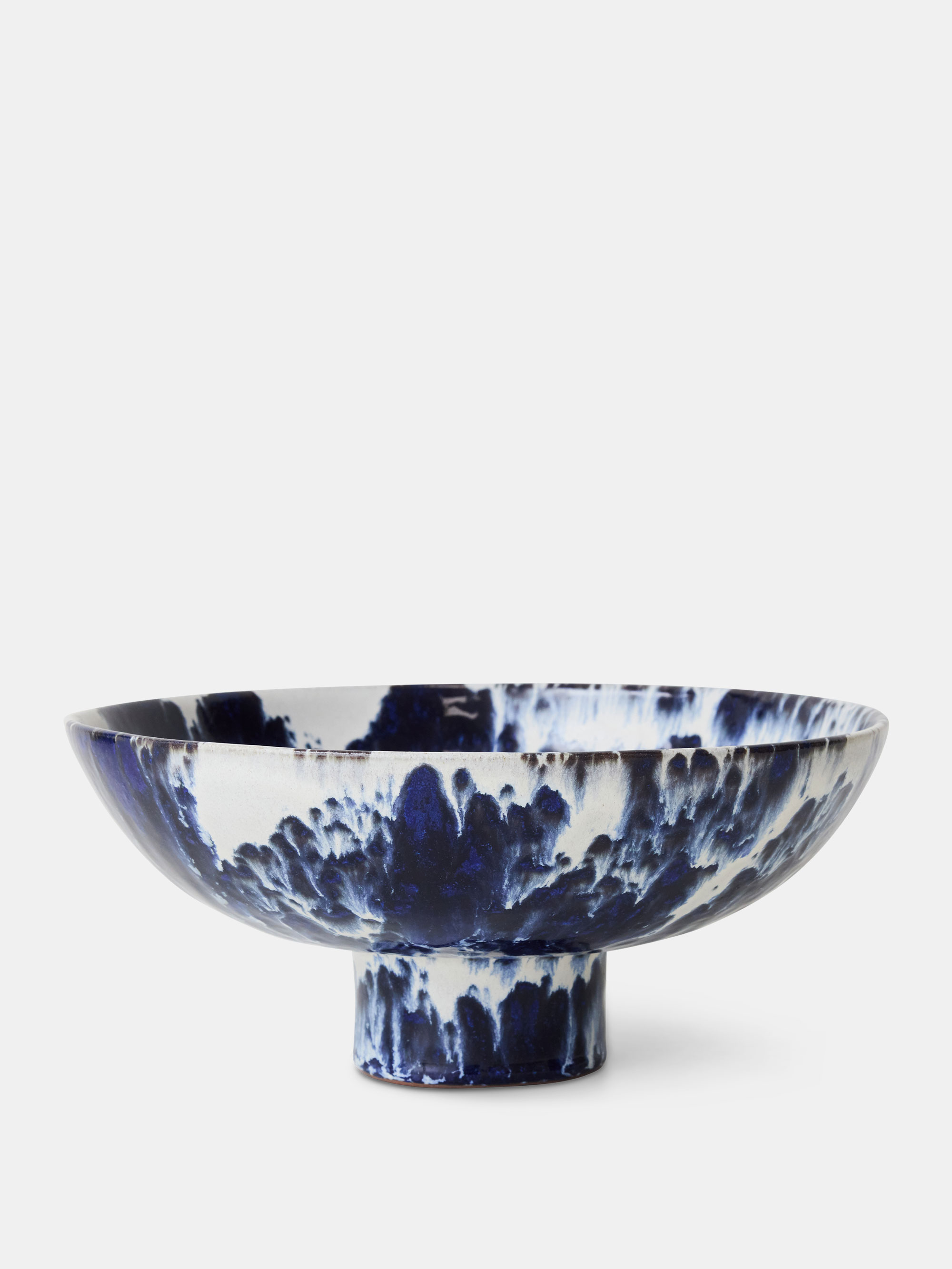 58939 0fbca7a8ef Ceramic Bowl On Base Indigo Shift Portrait