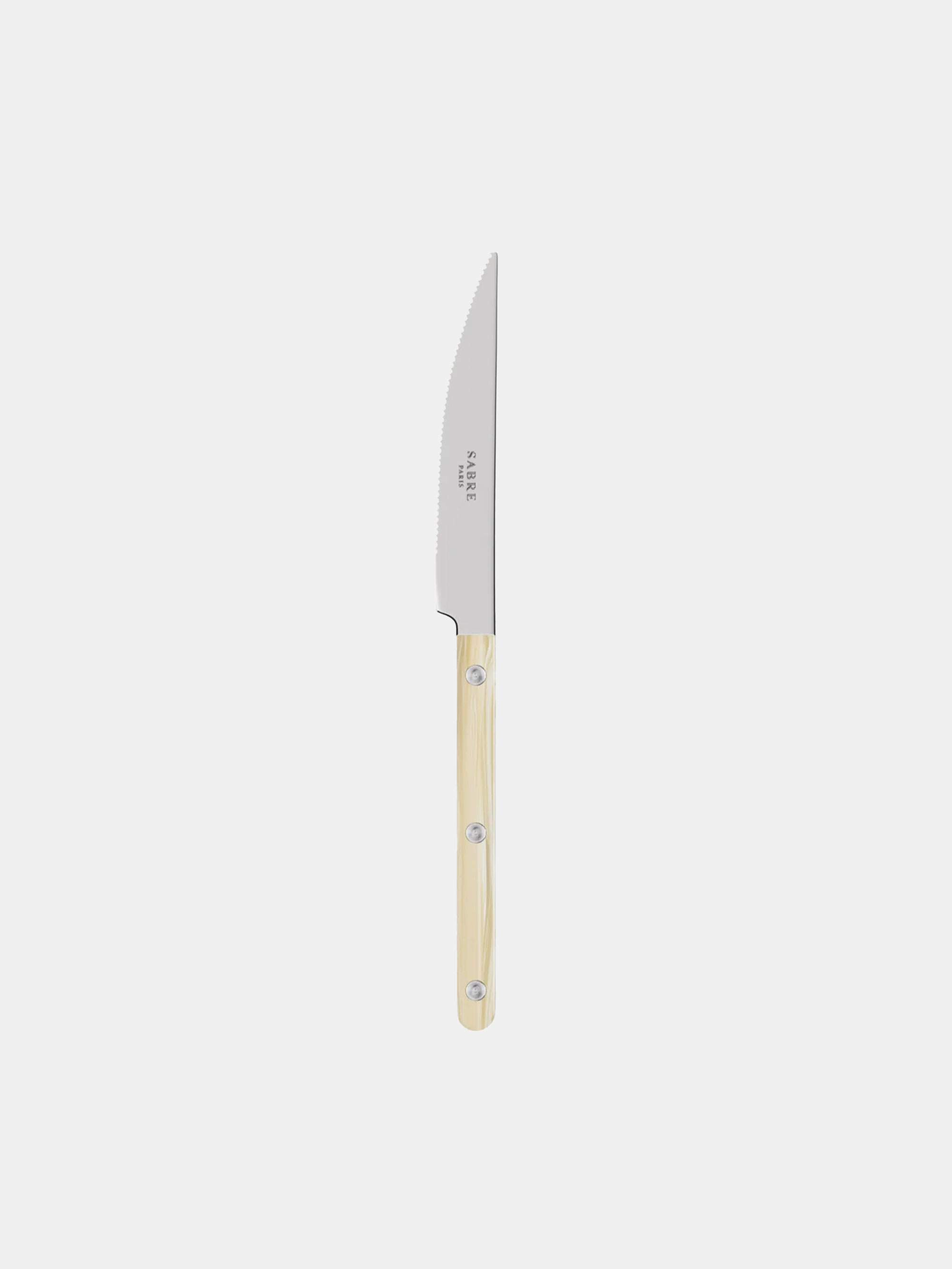 59274 3d645bfa6d Bistrot Dinner Knife Shiny Horn Portrait