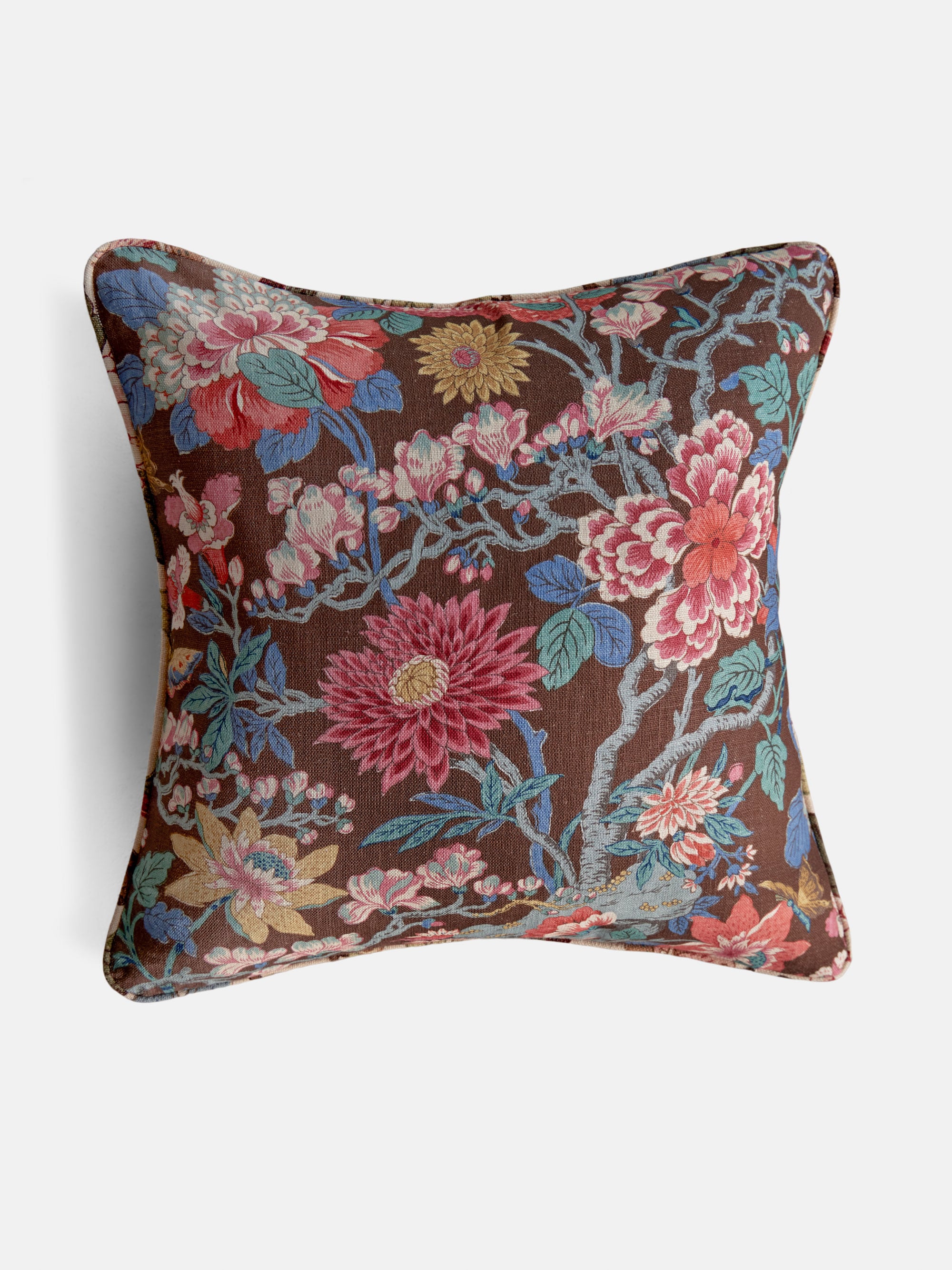 60035 B4e657eb72 Little Magnolia Espresso Cushion 55x55 Cm Portrait