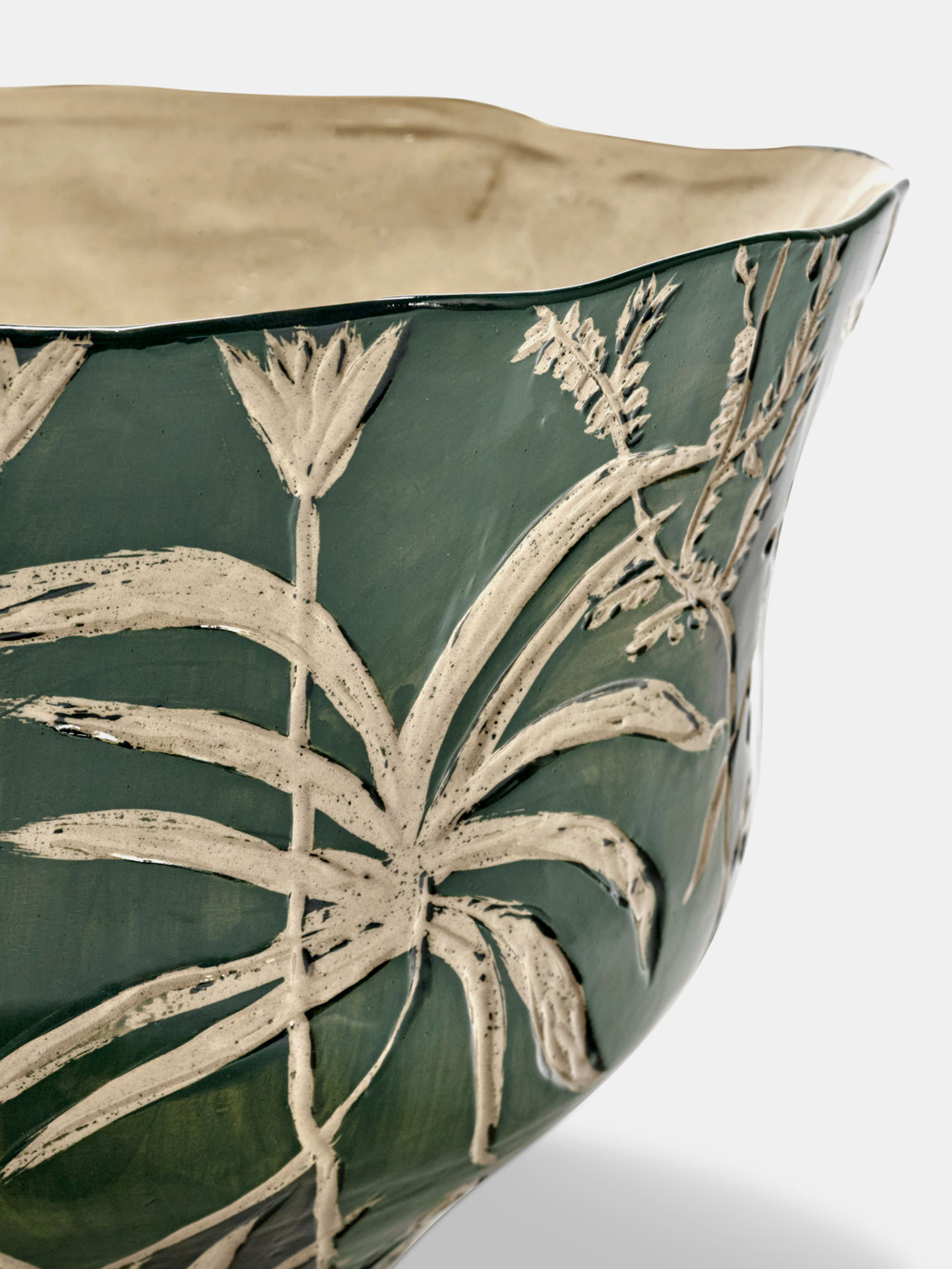 60164 1a062a7c90 Flower Pot 10 Green Beige 3 Portrait