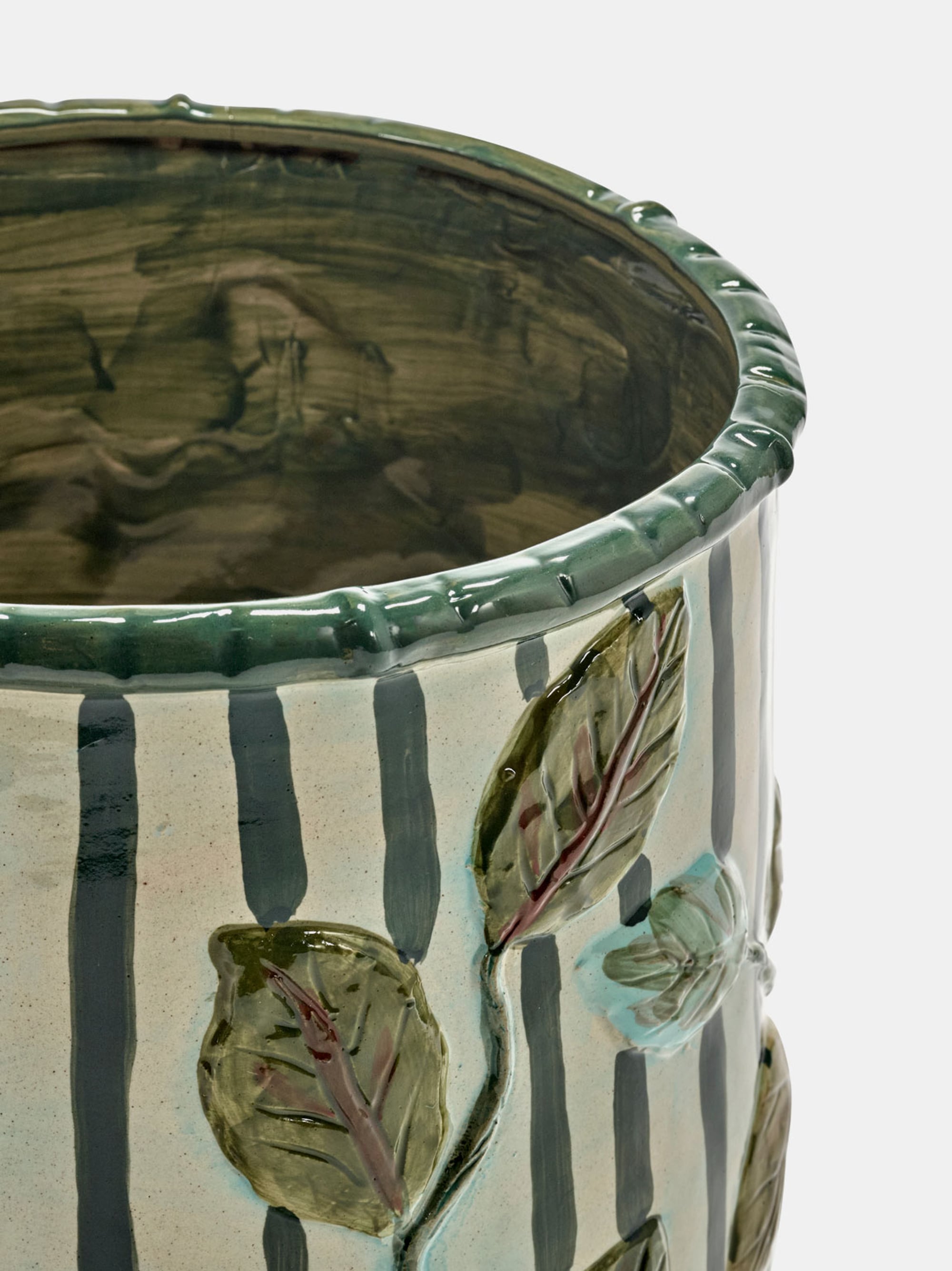 60165 231bc114bf Flower Pot 11 Green Beige 4 Portrait
