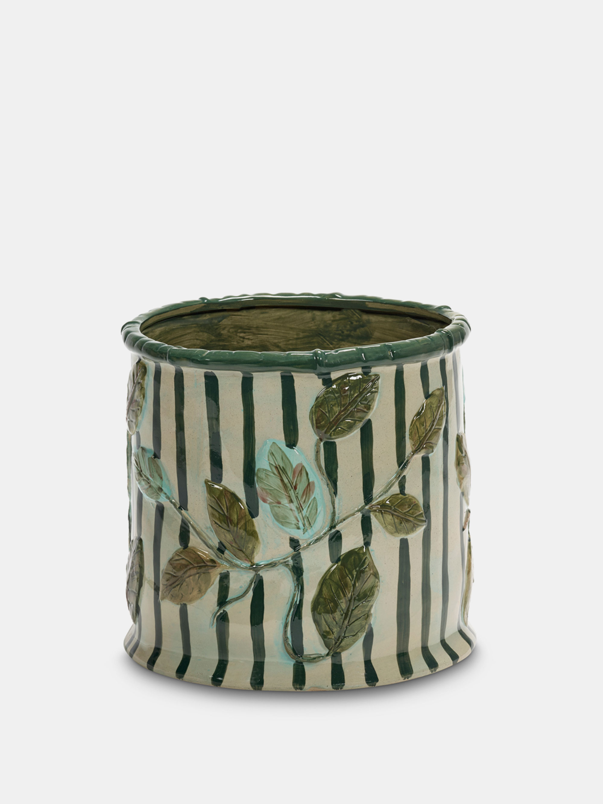 60165 B6fcb35804 Flower Pot 11 Green Beige 2 Portrait