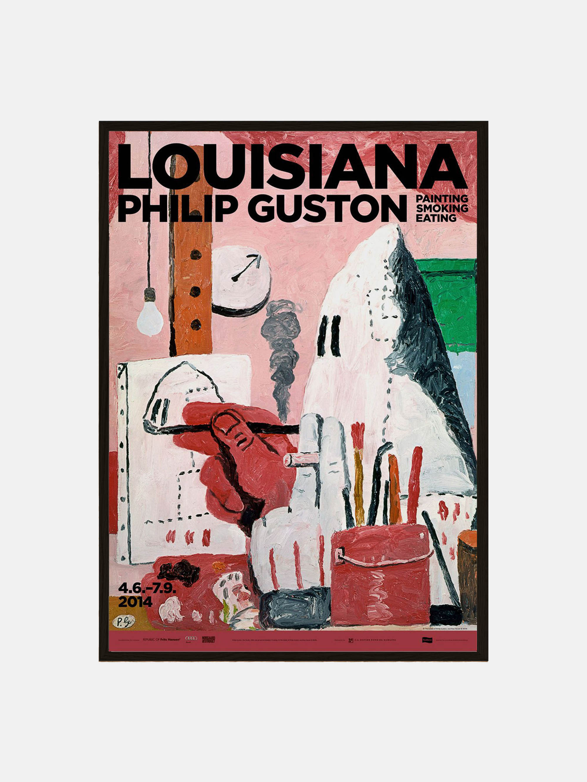 Louisiana — Philip Guston - The Studio - Black Frame — Shop All