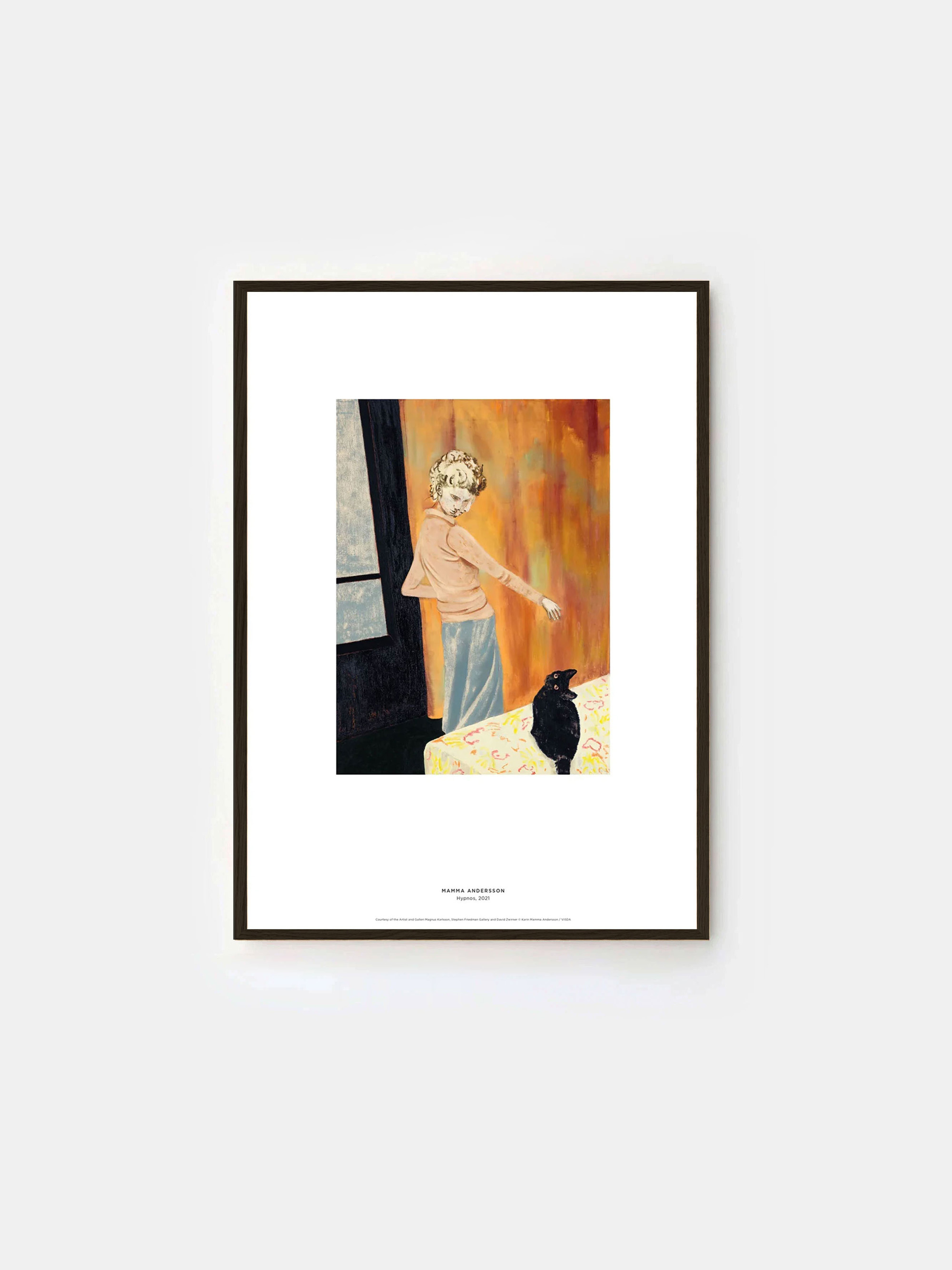Mamma Andersson 北欧ポスター 国内未入荷A1額装セット Louisiana — Mamma Andersson - Hypnos - Black Frame — Shop All
