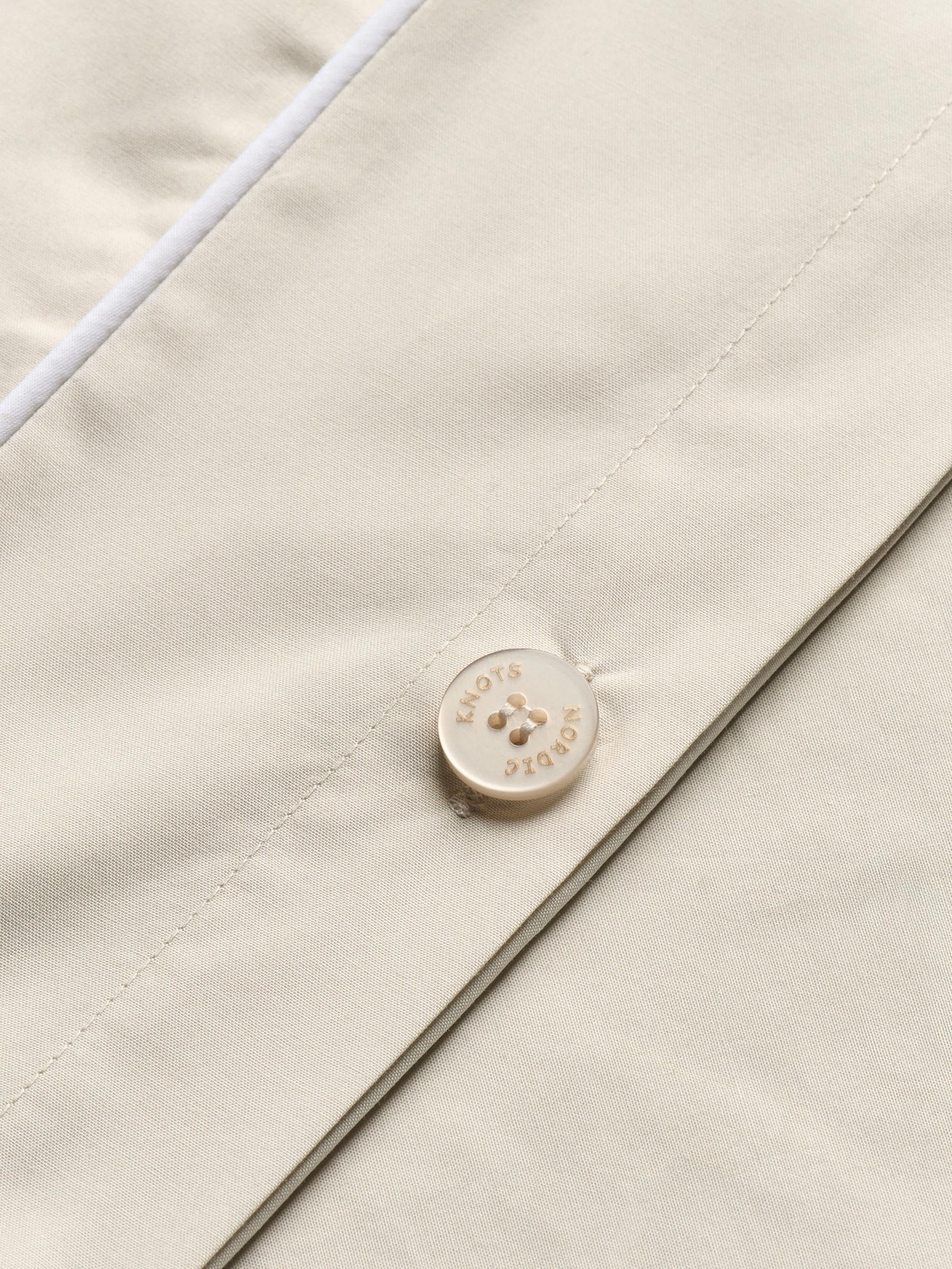 60901 822a0fb819 Percale Duvet Cover 240x220 Sand White 2 Portrait