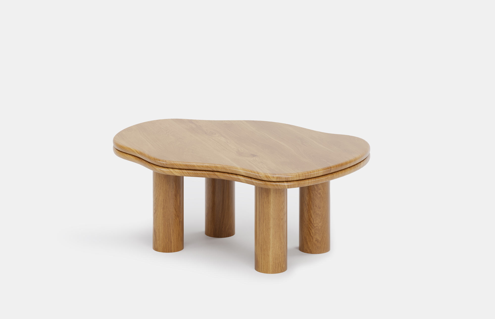 61006 4d746a97a7 Klodd Coffee Table Natural Oak 100 Cm Portrait