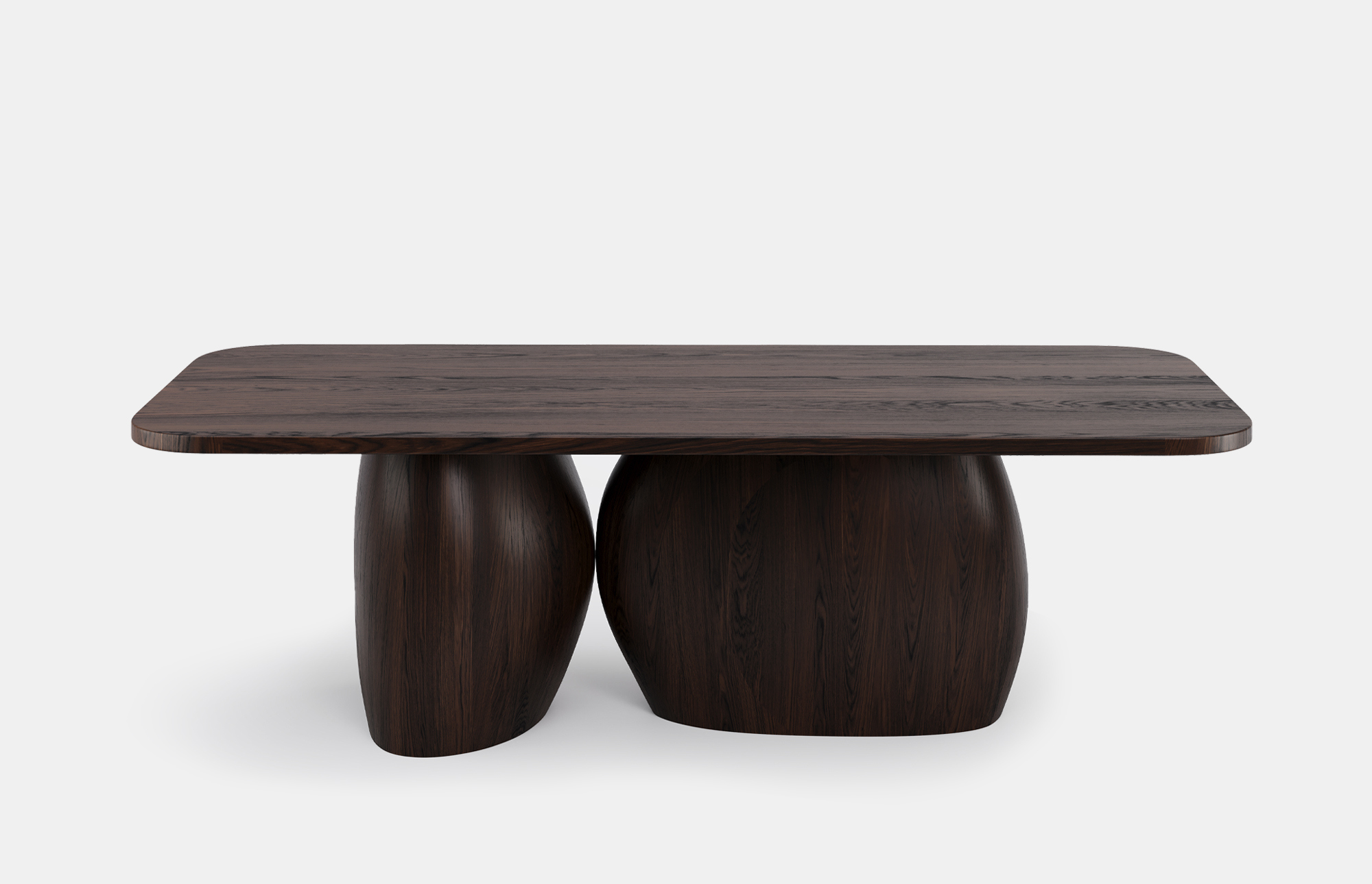61040 772fda30f6 Otoczak Dining Table Stained Oak Portrait
