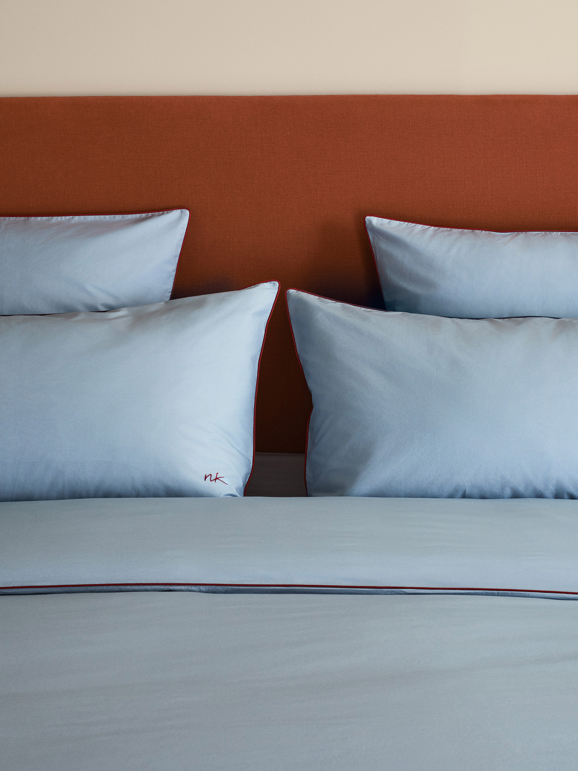 61053 A10e4f77d3 Percale Duvet Cover 150x210 Shirt Blue Red 4 Portrait