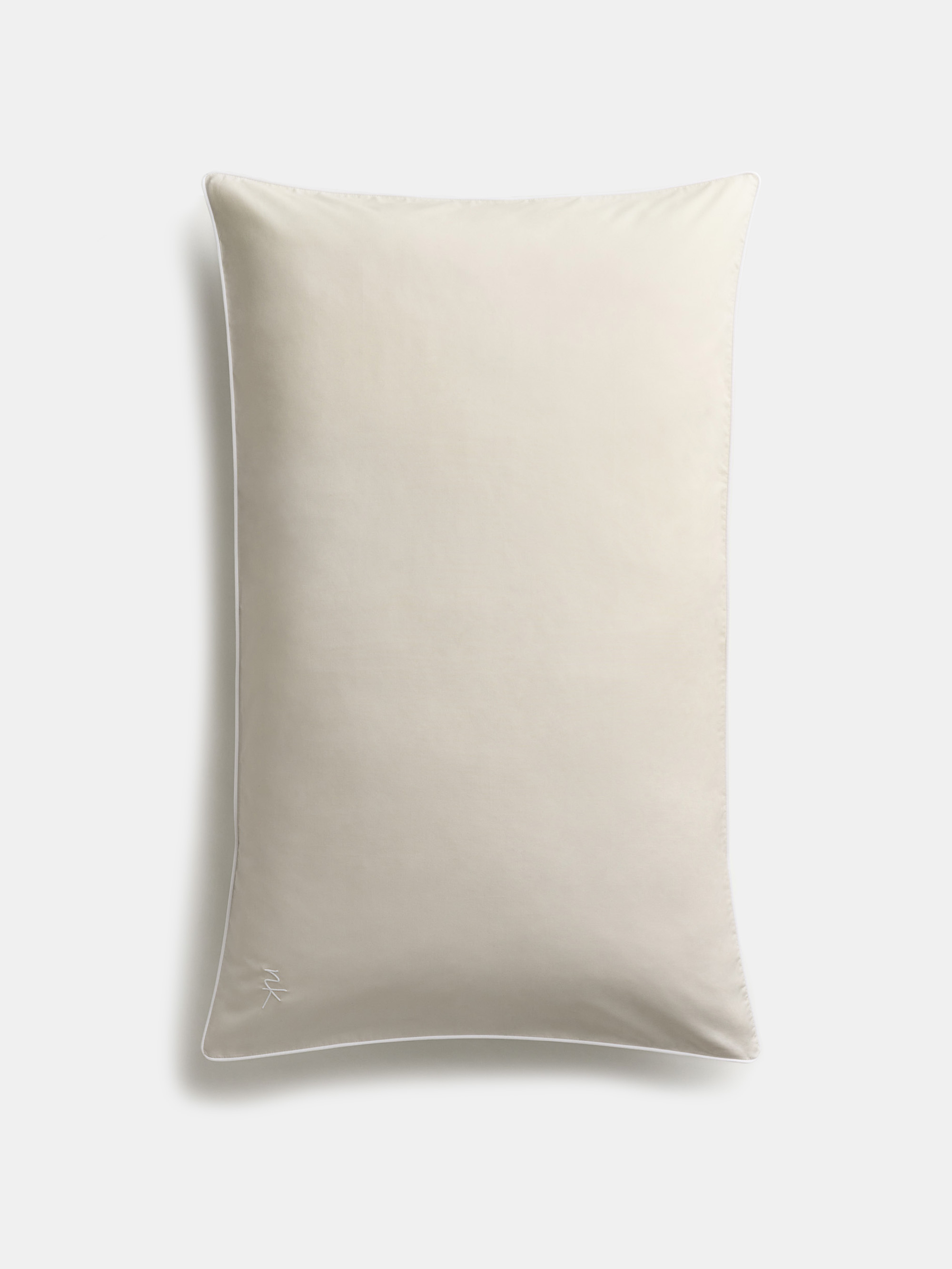 61054 9b7d8efb8e Percale Pillow Case 50x90 Sand White Portrait