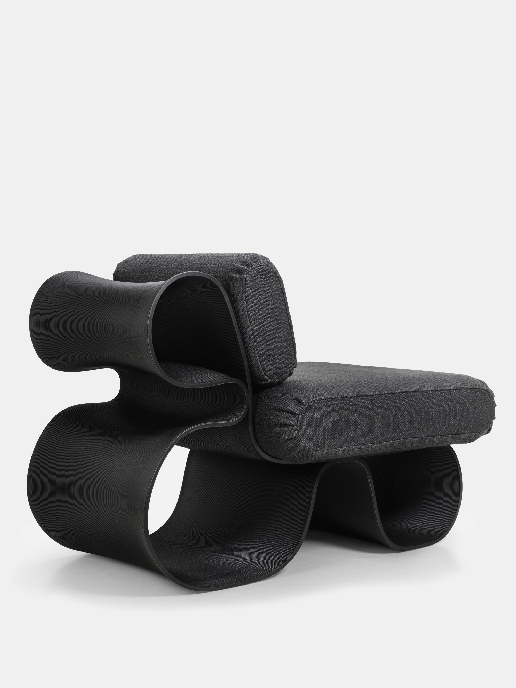 61185 73912a8025 Eel Lounge Chair Black 1 Portrait