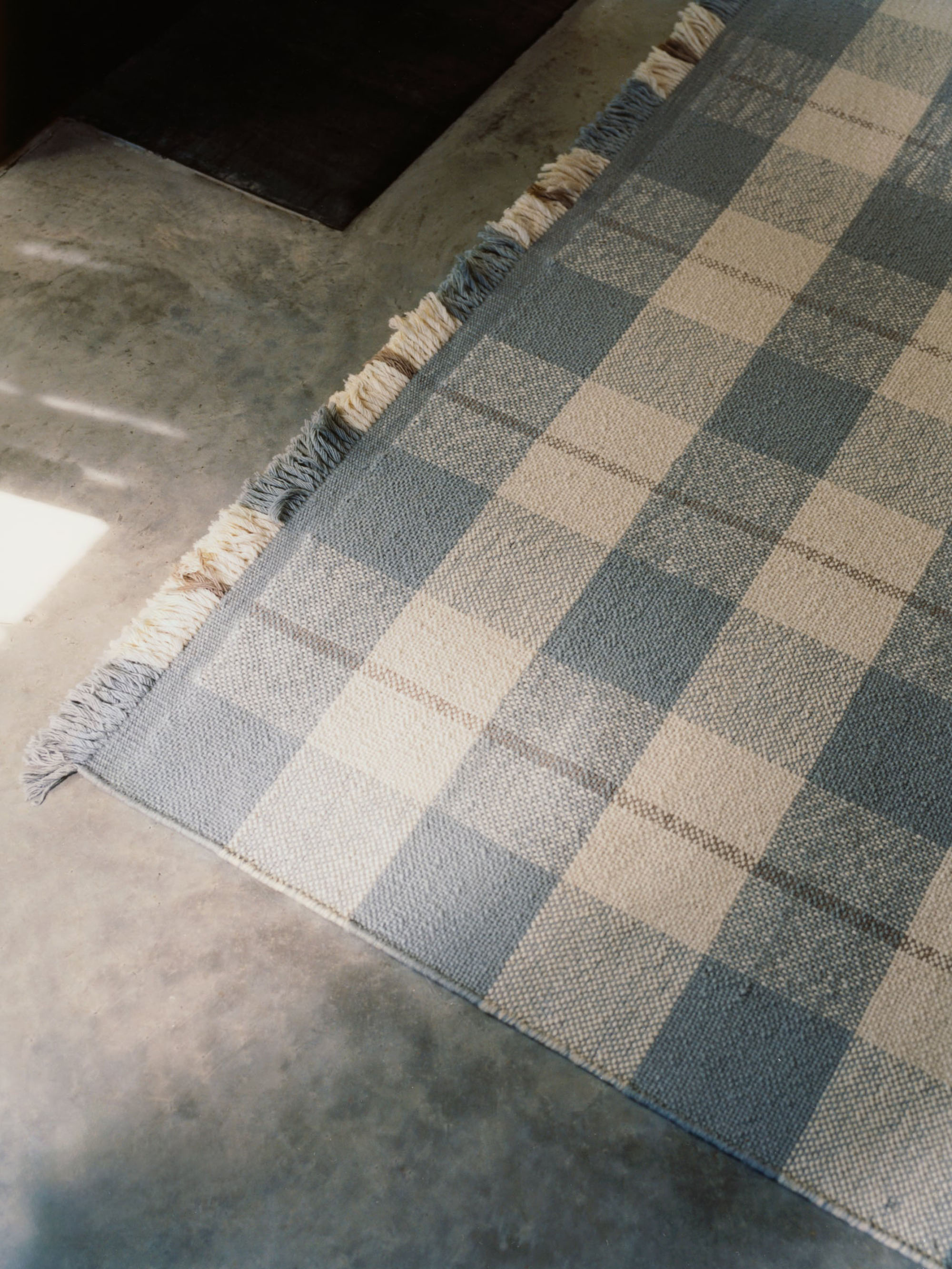 61512 1a001e05c5 Plaid Blue Cream Nordic Knots 2 Portrait