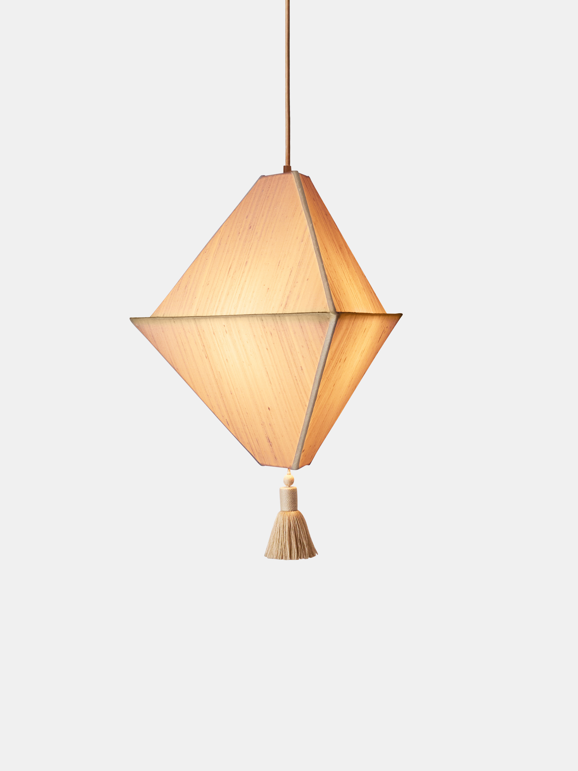 61922 529c451fcd Lantern Pyramid Pendant Small Side Lit Portrait