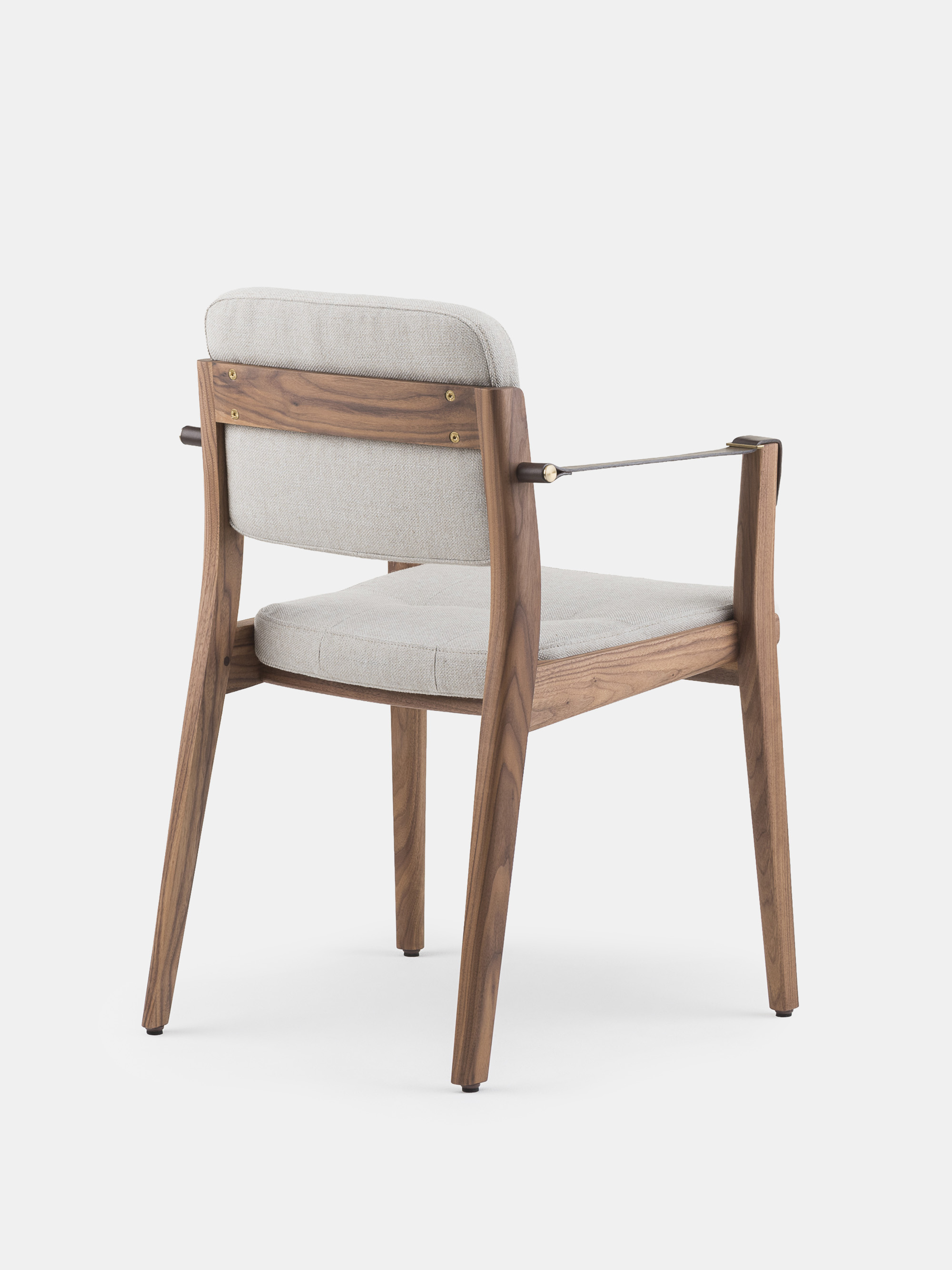 62105 F4915589f4 Capo Dining Armchair Danish Oiled Walnut Sunniva 2 717 Back Portrait