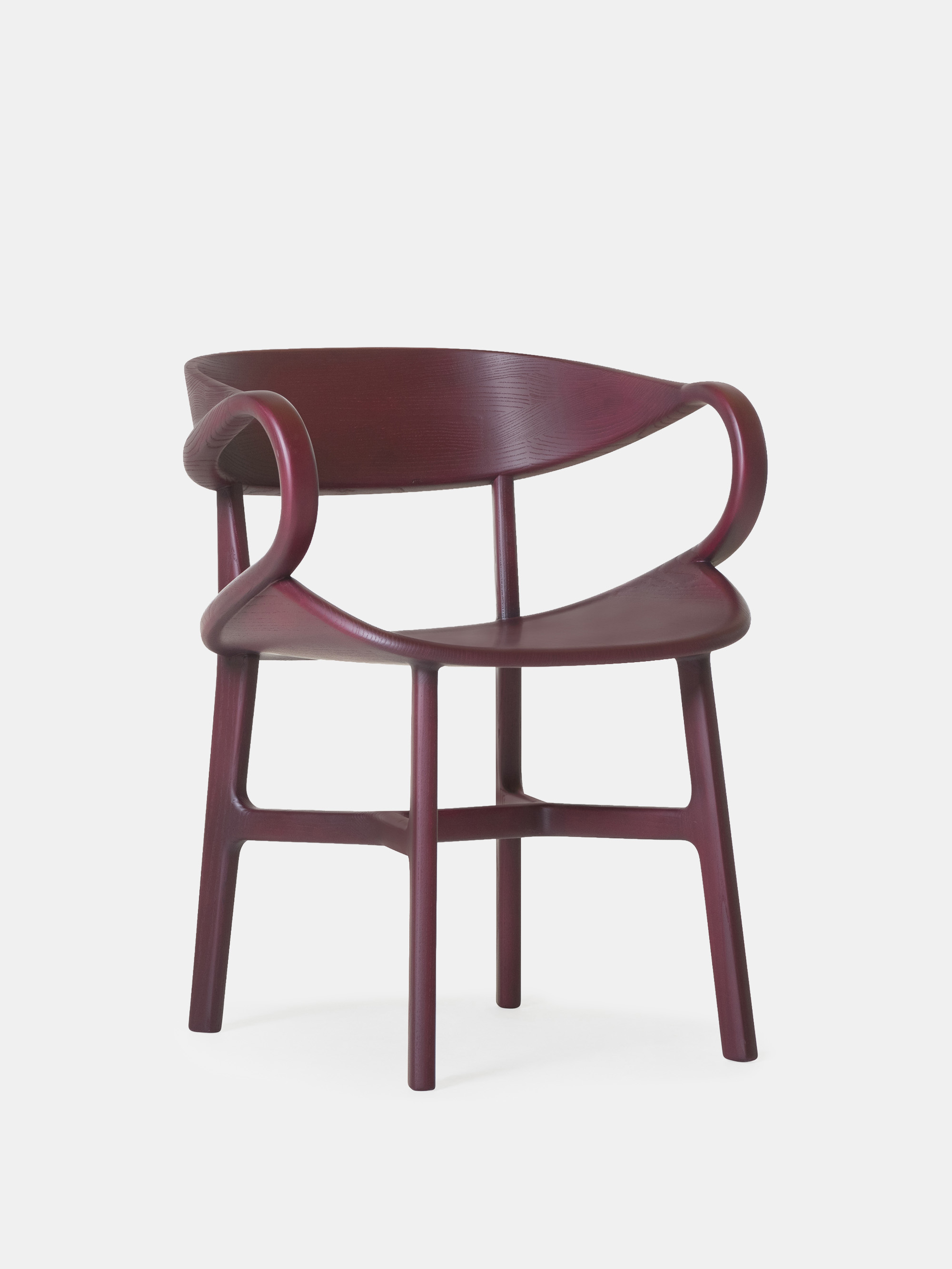 62106 7a15cd9f08 Vivien Chair Bordeaux Stained Ash140311 Portrait